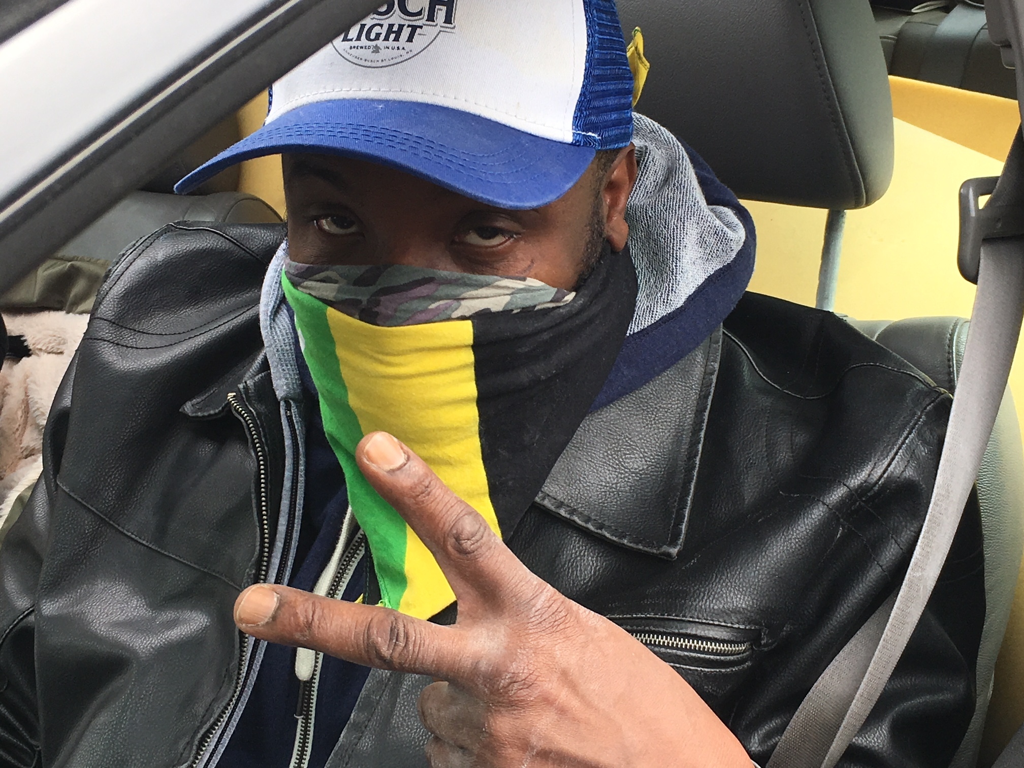 Stephen Sylvester is looking forward to bringing his band, Rum Punch Mafia, back to Gurney's this summer. In the meantime, he's singing behind his mask in Southampton. 