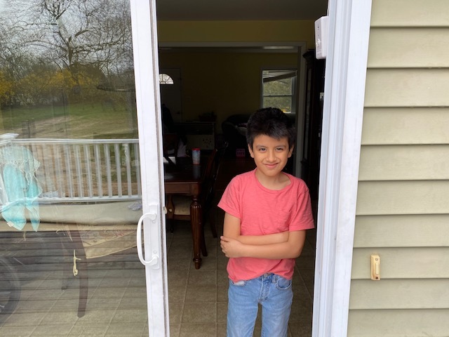 Students in the Bridgehampton School's elementary grades receiced Chromebook computers to help them continue their studies during coronavirus pandemic school closure. COURTESY BRIDGEHAMPTON SCHOOL