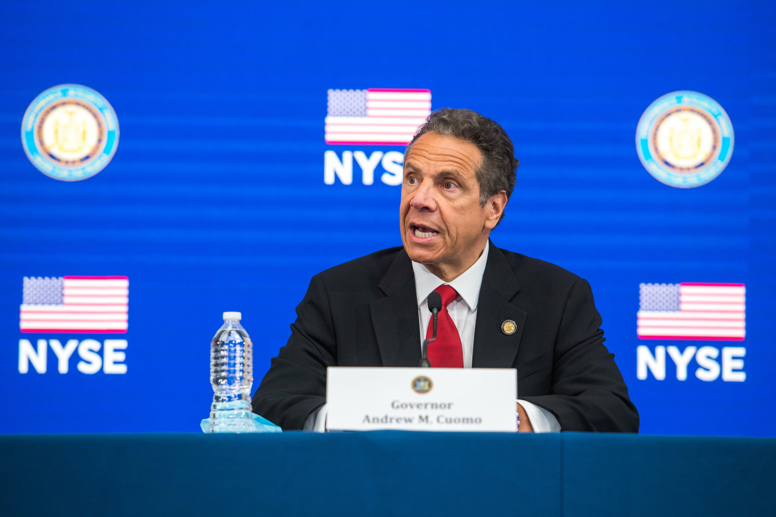 Offering his daily update from the New York Stock Exchange on Tuesday, Governor Andrew Cuomo said Long Island could begin reopening on Wednesday. 
