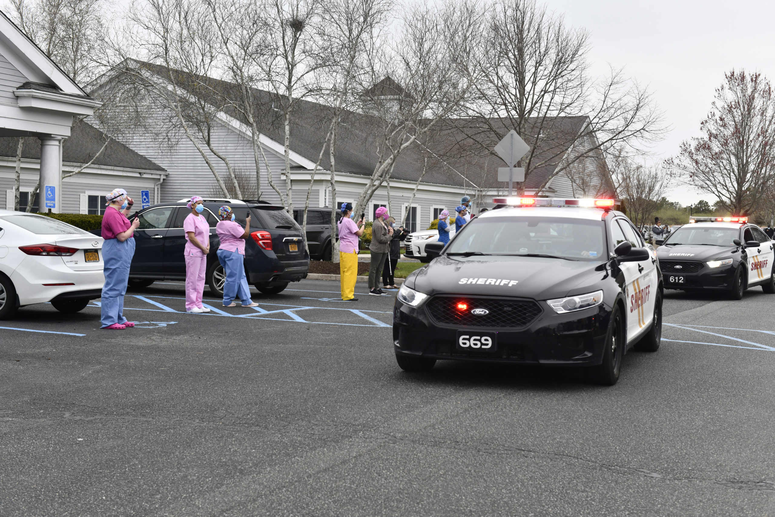 The Suffolk County Sheriff’s office held “Thank You Parade” at The Villa At Westhampton on Wednesday, April 29.