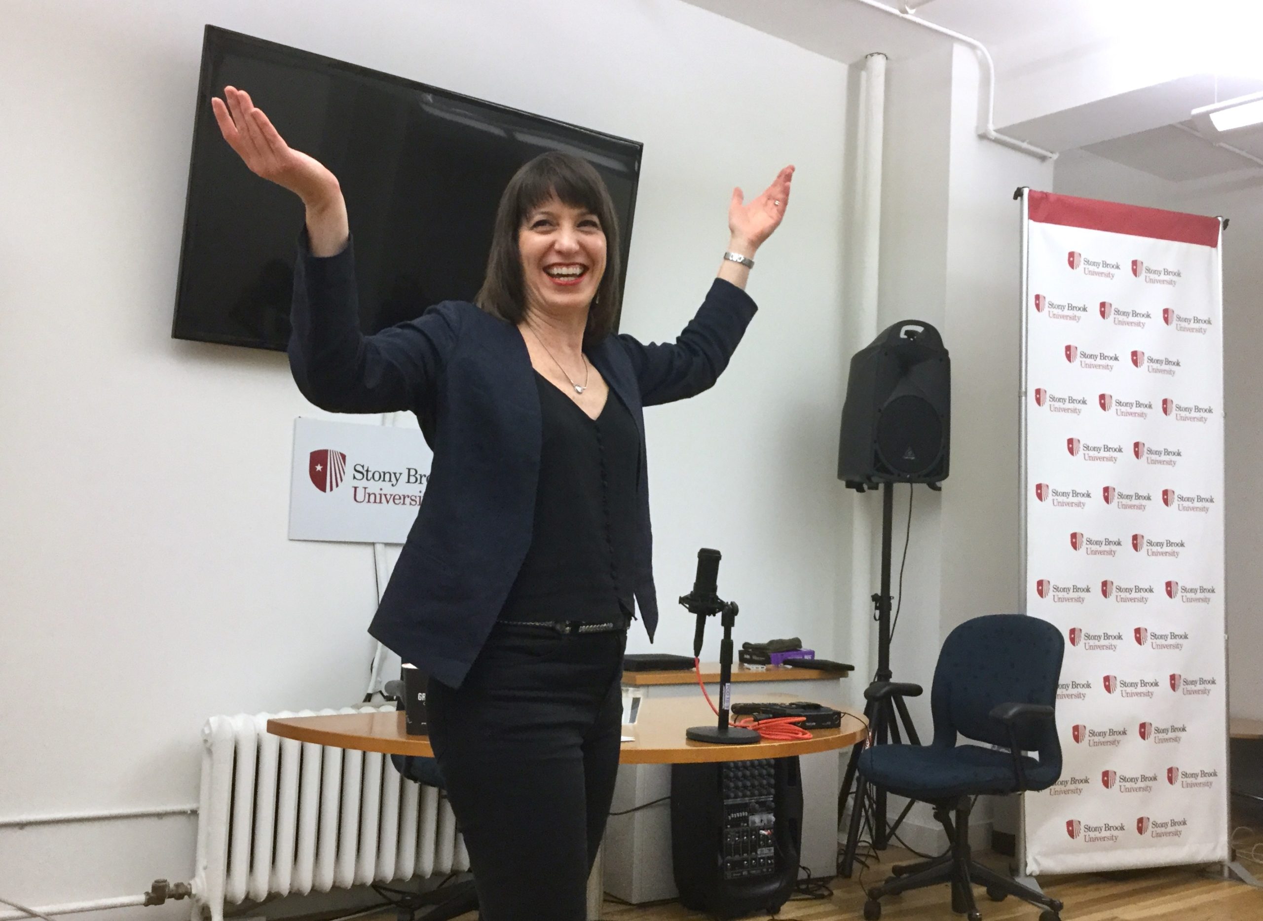 Guest Ophira Eisenberg, host of NPR's 