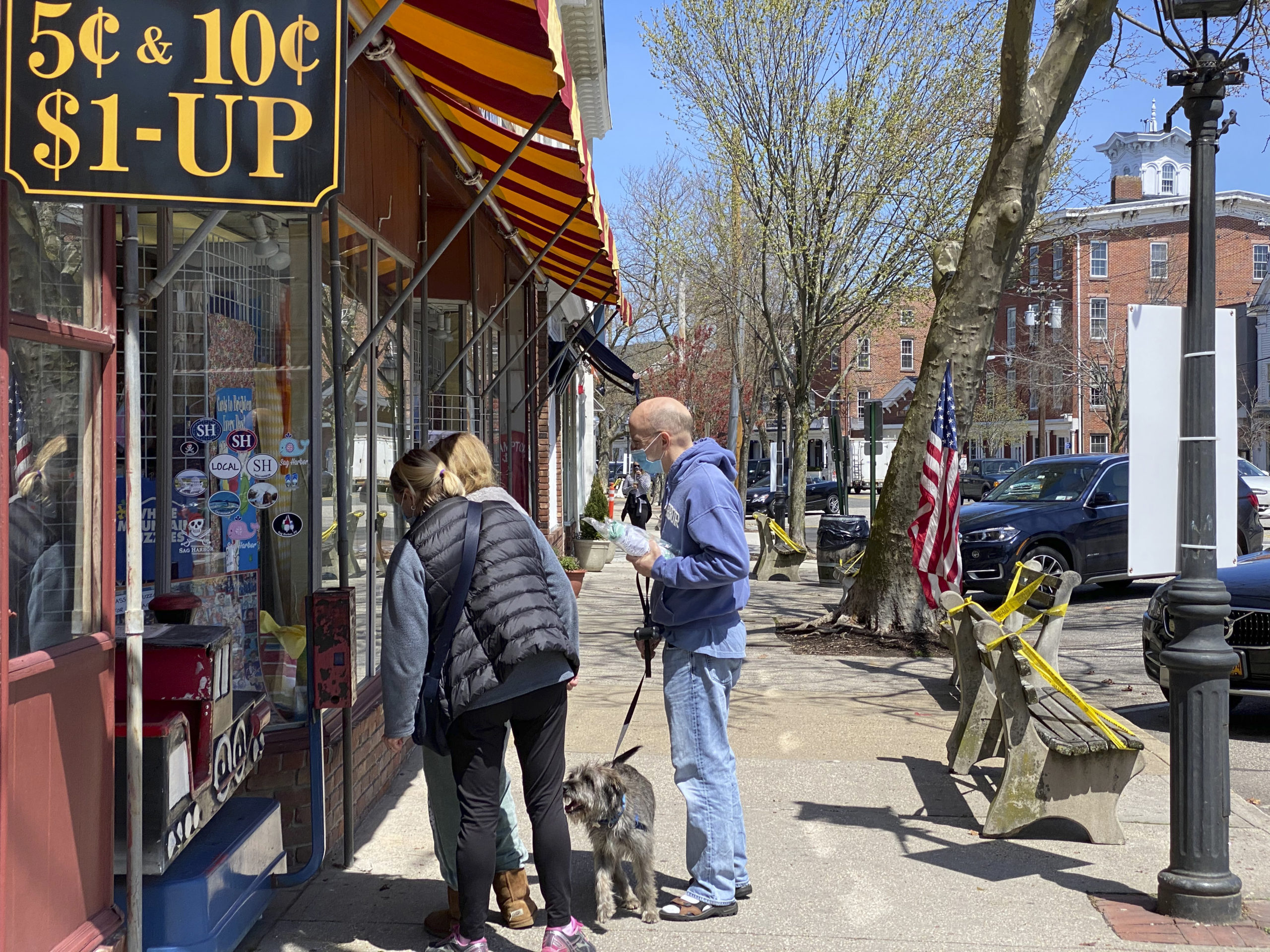 Main Street in Sag Harbor.  DANA SHAW