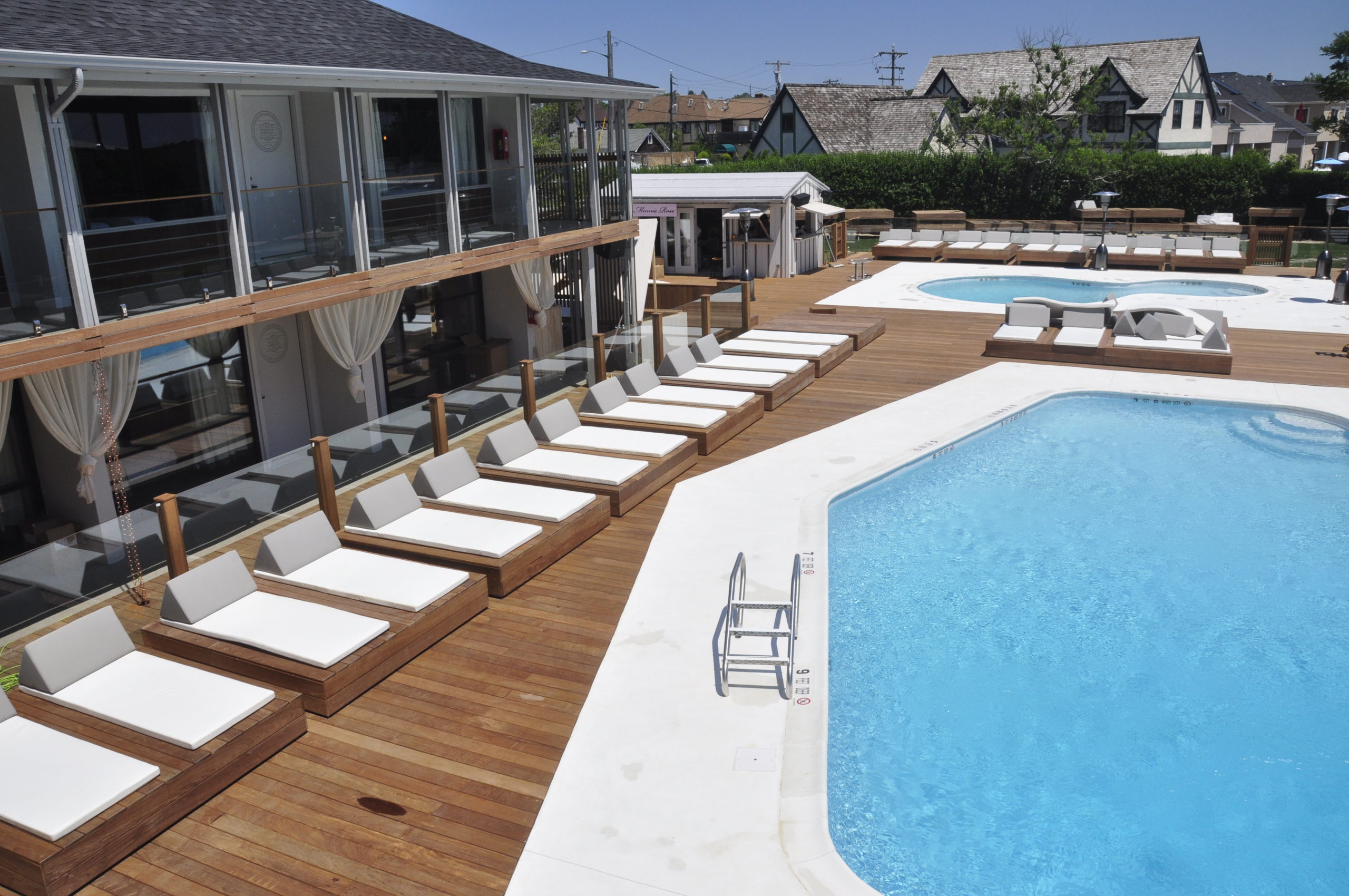 The pool at the Montauk Beach House.  PRESS FILE