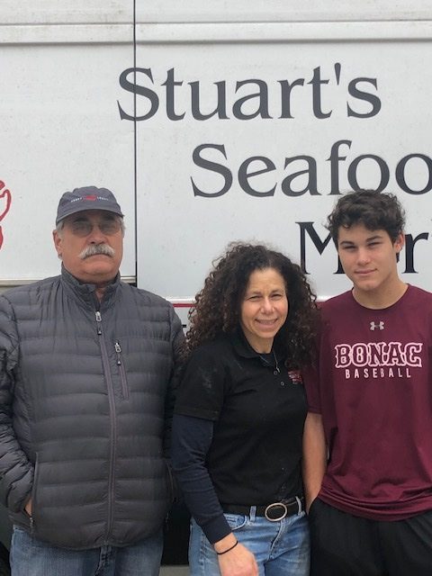 Bruce and Charlotte Sasso with son, Dante.