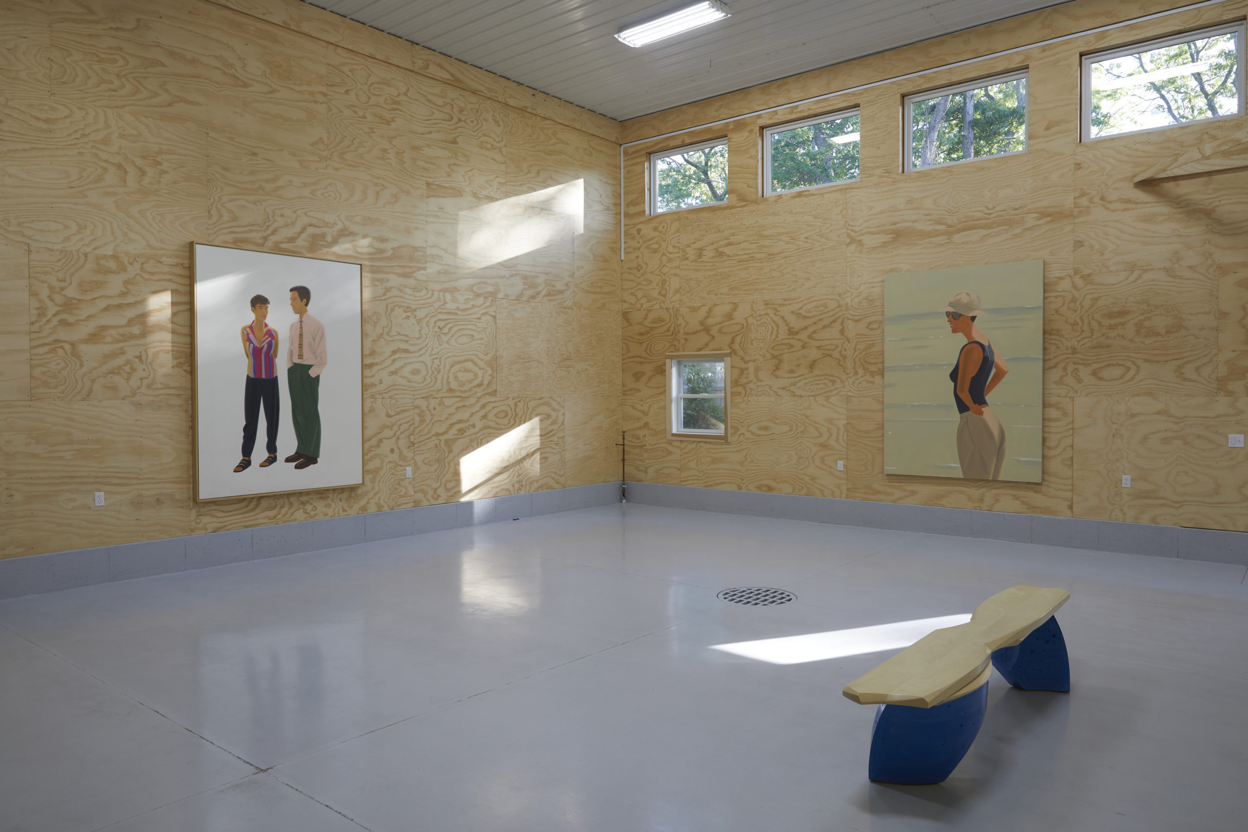 Alex Katz exhibition installed at Alone Gallery.