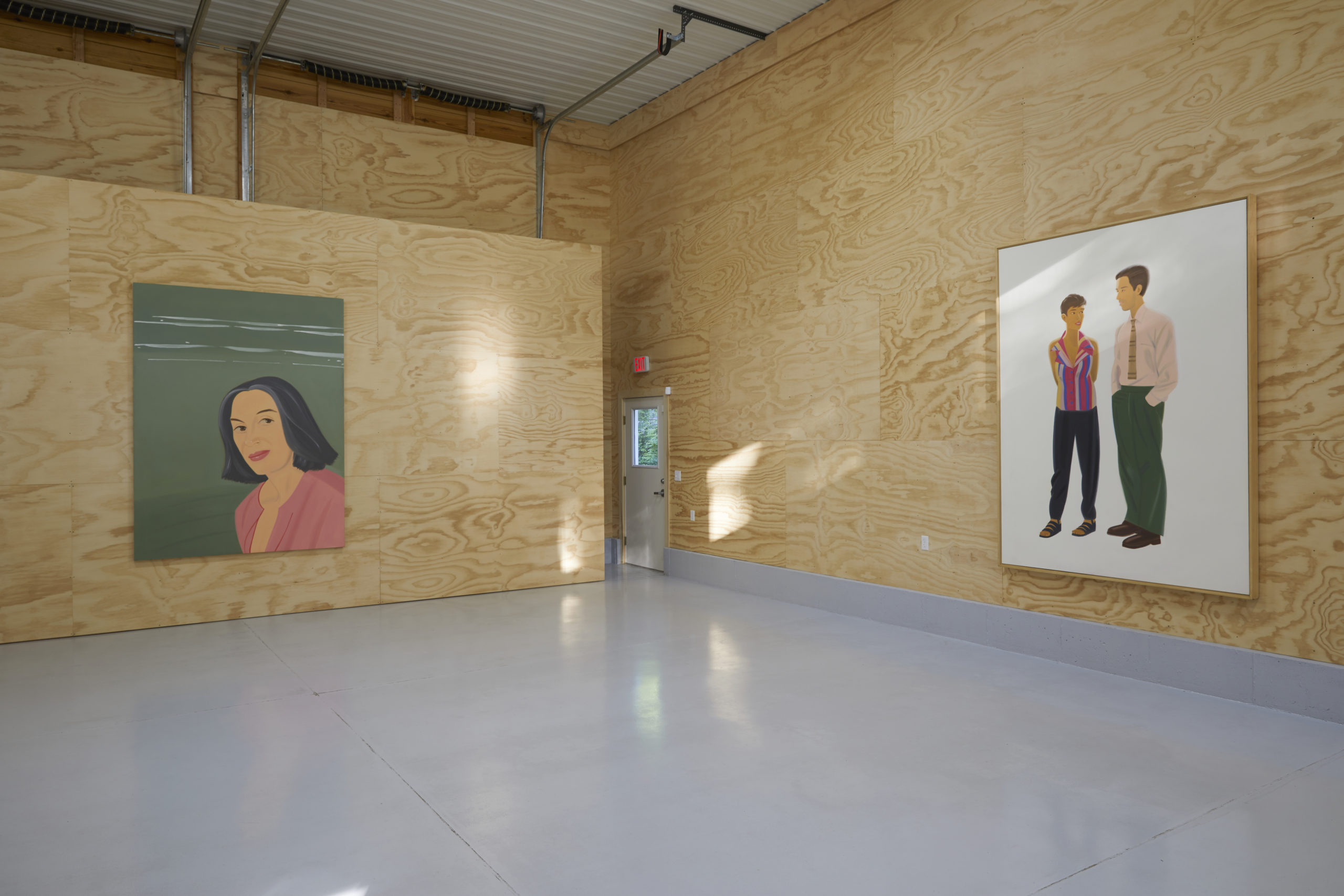 Alex Katz exhibition installed at Alone Gallery.