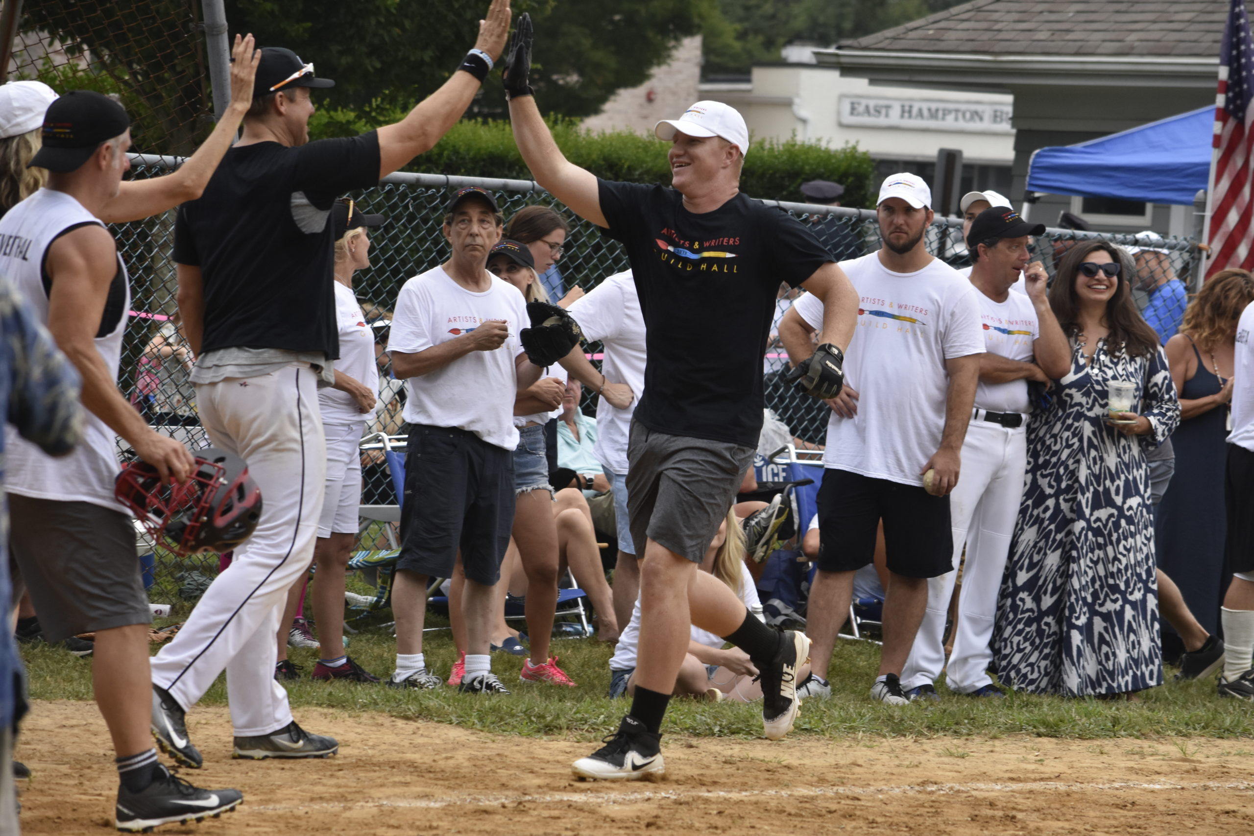The 2019 Artists and Writers Charity Softball Game. PRESS FILE