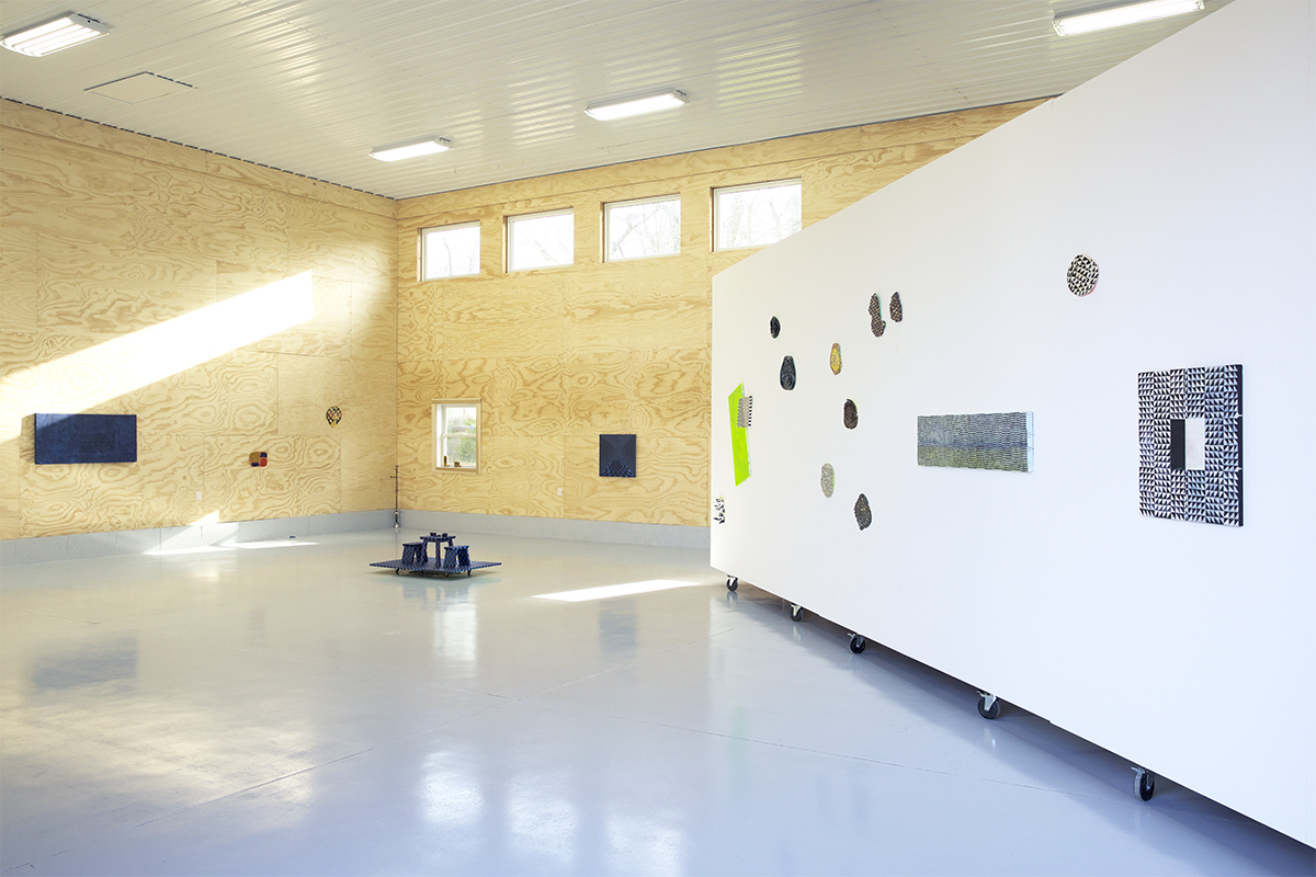 Installation view of the recent Sabra Moon Elliot exhibition at Tripoli Gallery Wainscott.