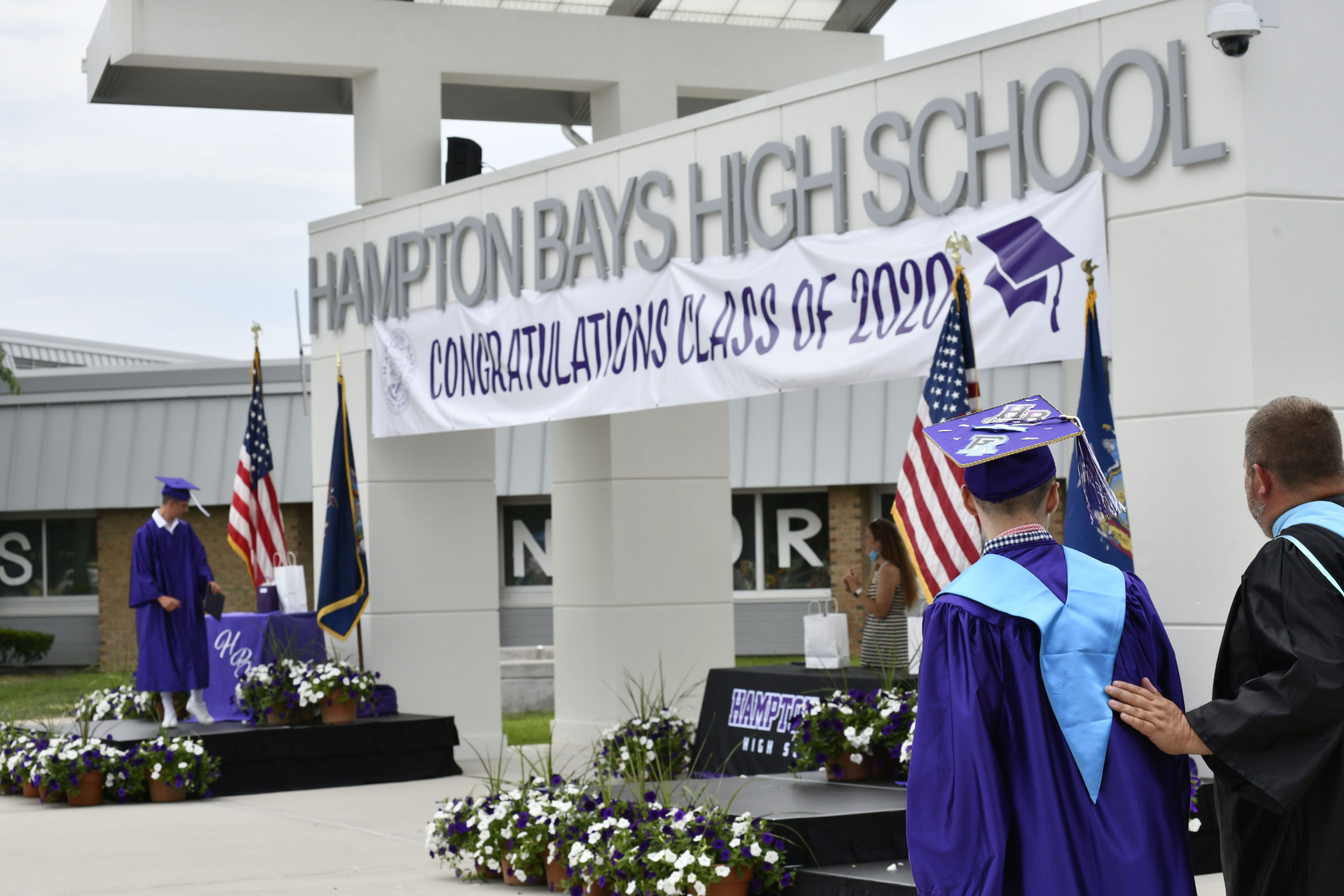 Hampton Bays Class of 2020 graduation on Saturday.