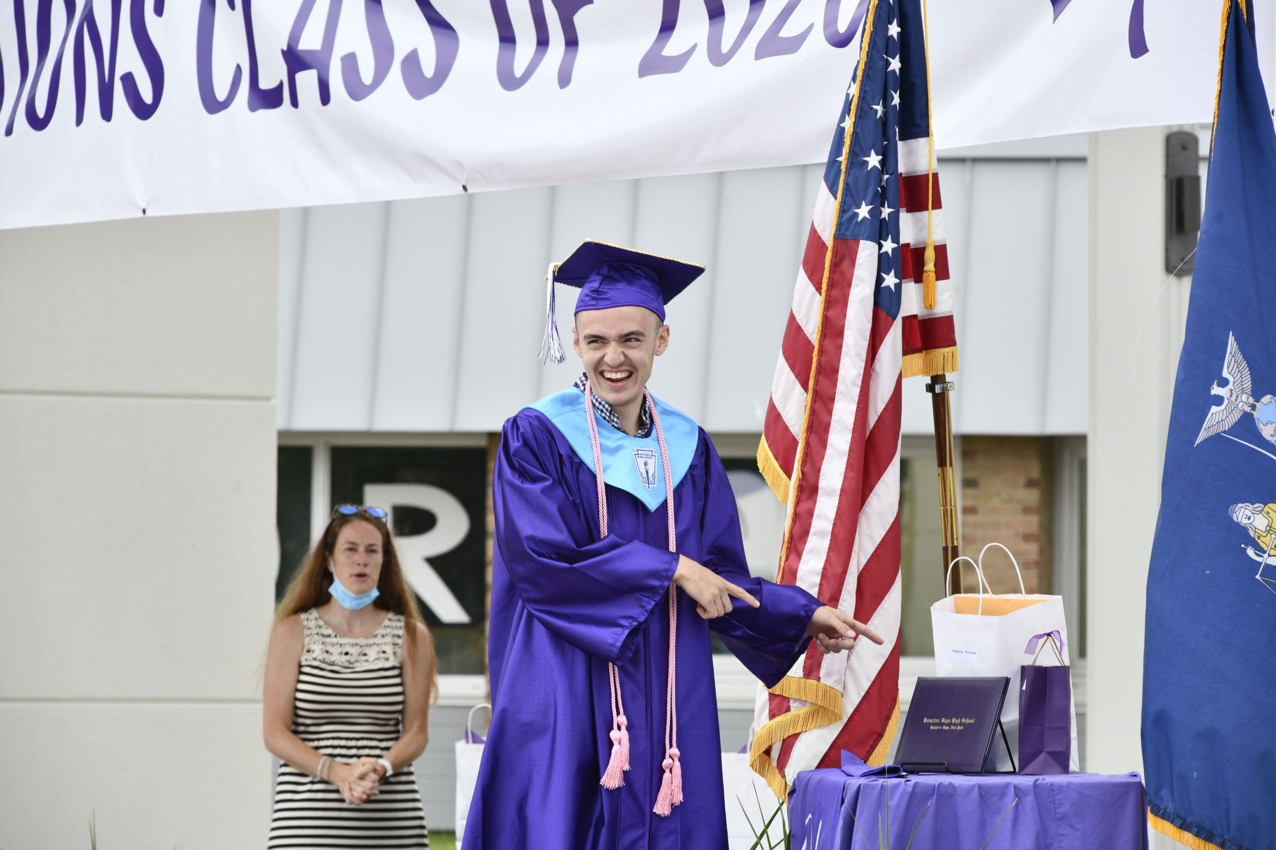 Hampton Bays Class of 2020 graduation on Saturday.