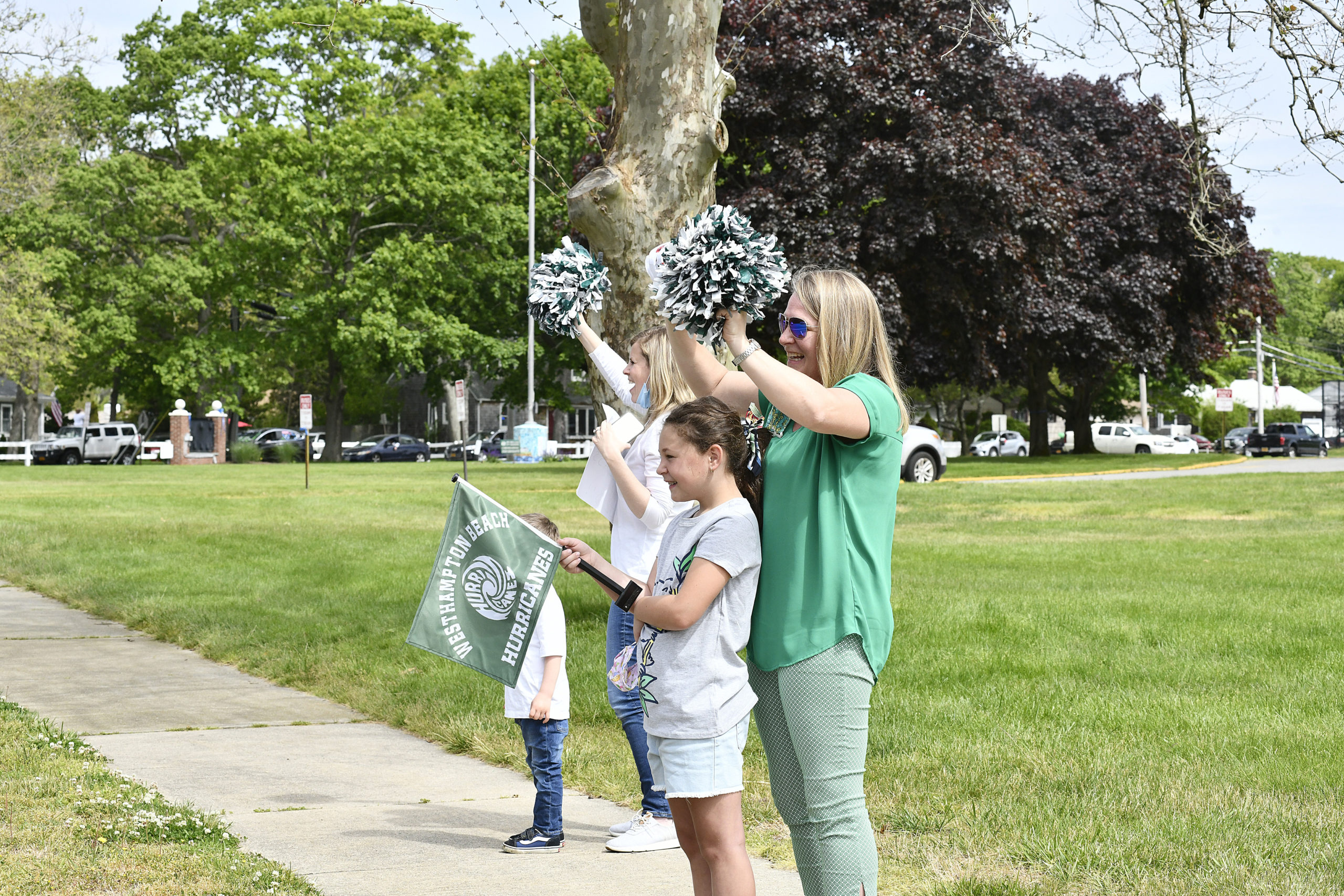Westhampton Beach High School hosted the senior parade celebrating the Class of 2020 on Tuesday morning.