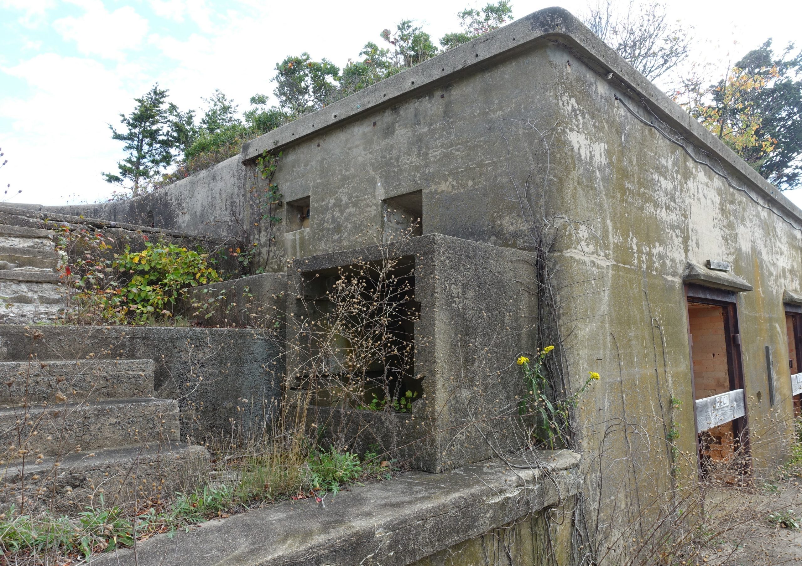 The Eldridge gun battery on Plum Island.