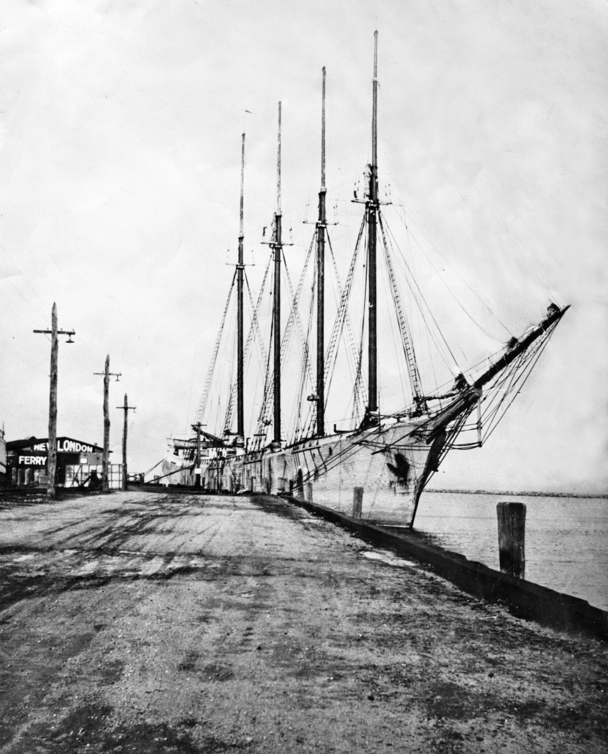 The Katherine May at Long Wharf, 1929.