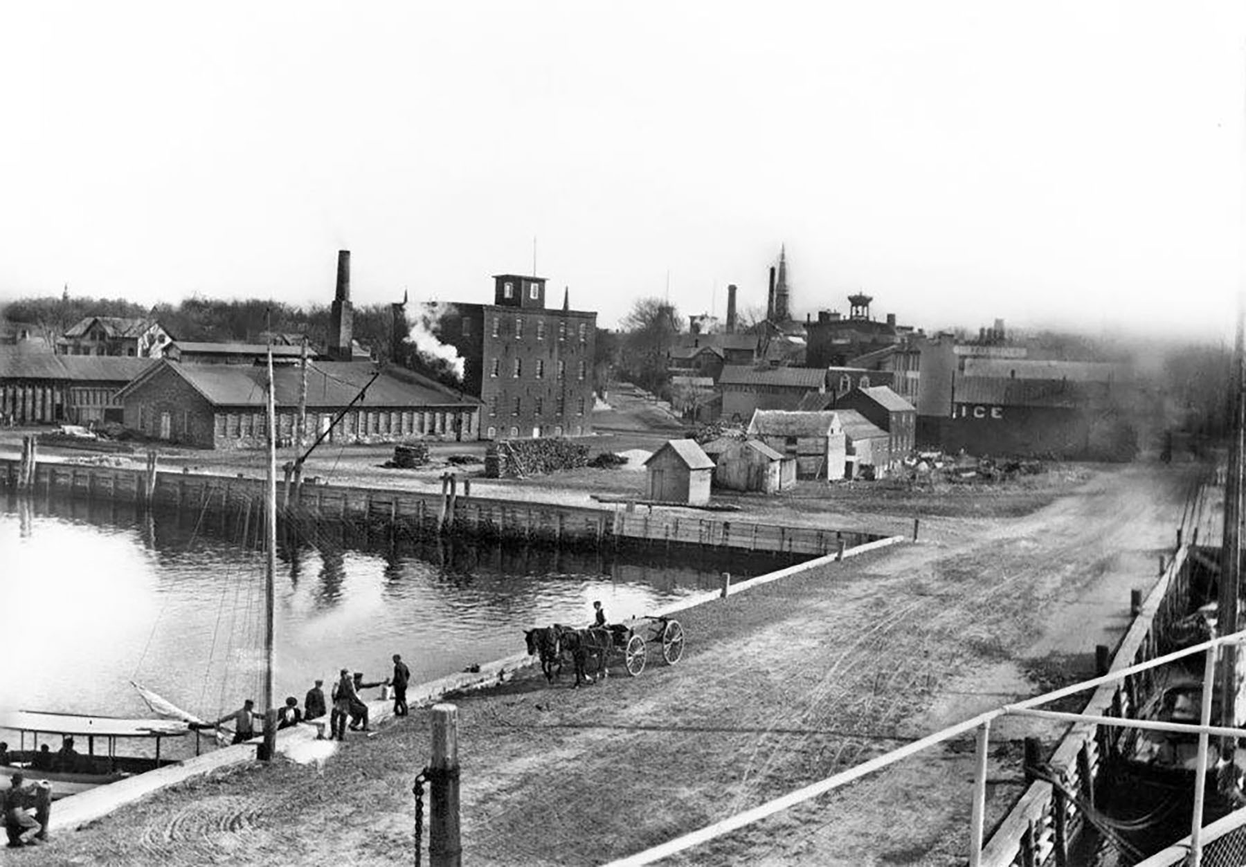 Long Wharf, 1880s.