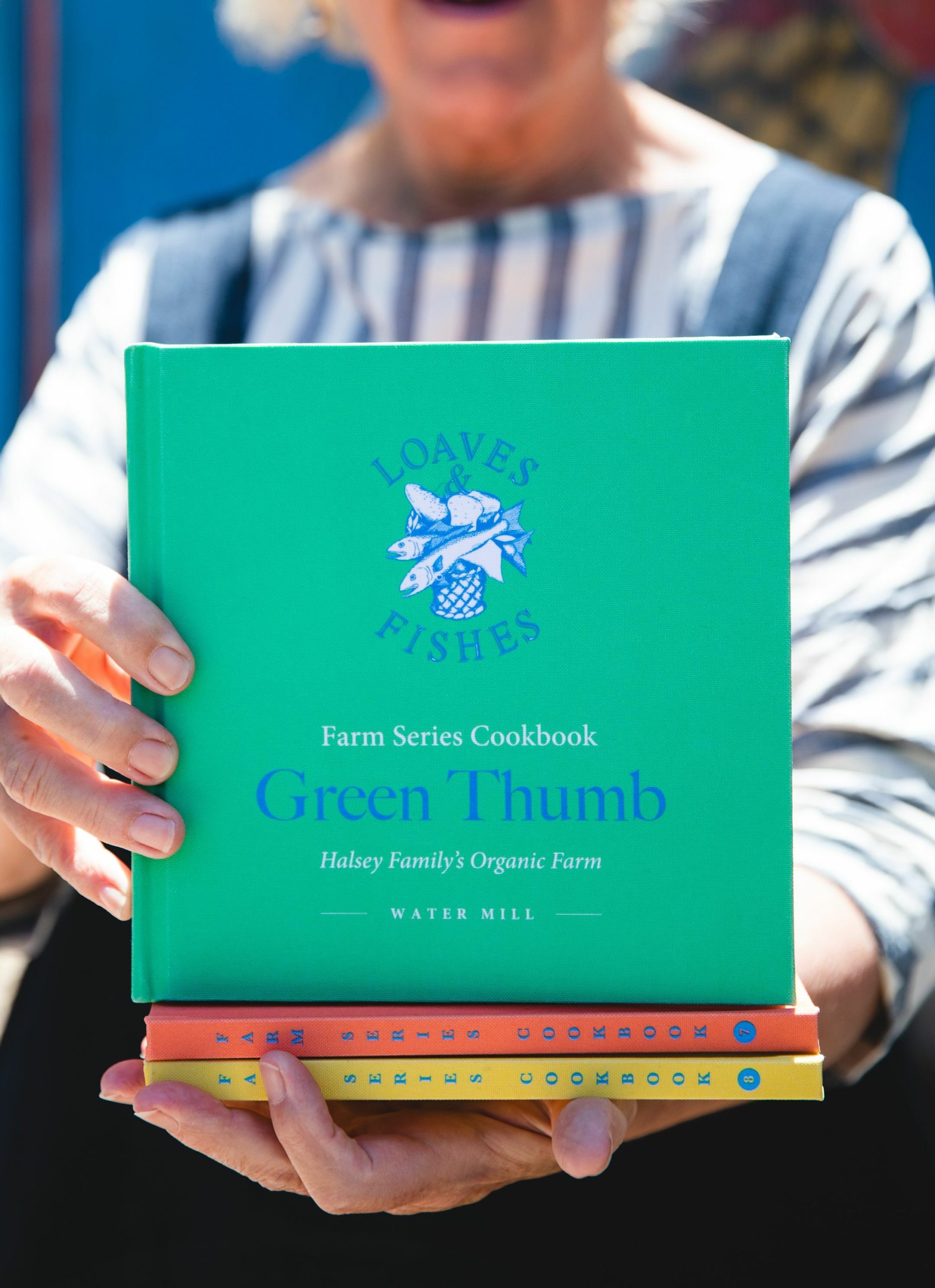 The first three Farm Series cookbooks.