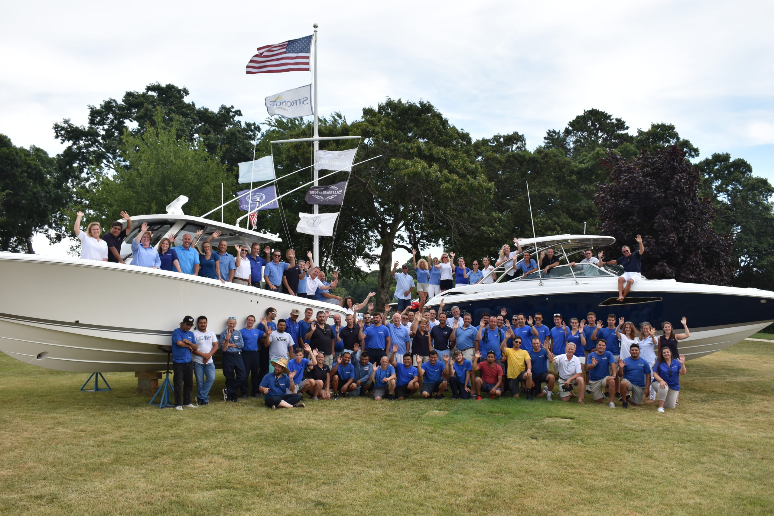 2019_ The Strong's Marine team at Strong's Water Club