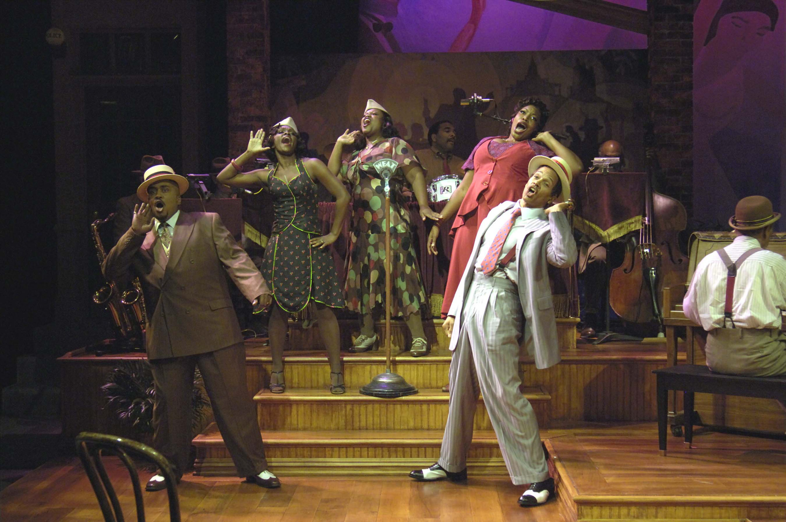 From left, James Alexander, Q. Smith, Aurelia Williams, Monica Patton and Jim Weaver in the Bay Street Theter 2008 production of 