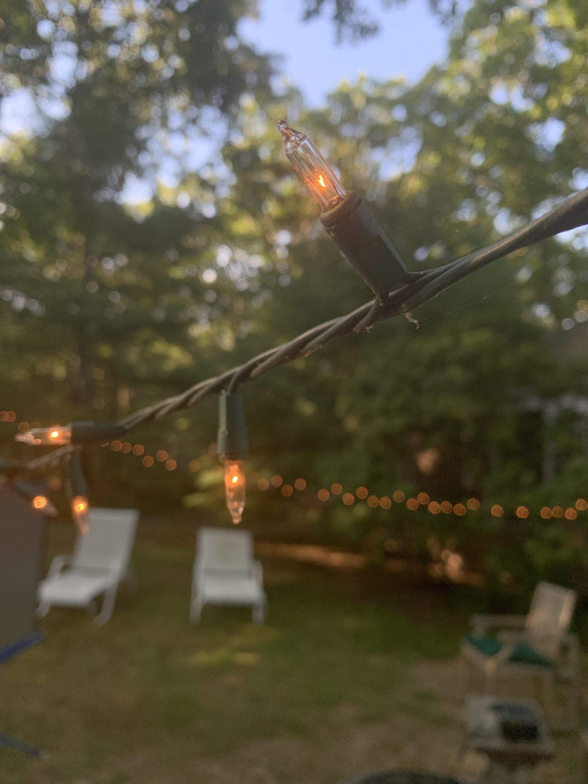 Strings of lights will make it feel more like Europe... maybe.