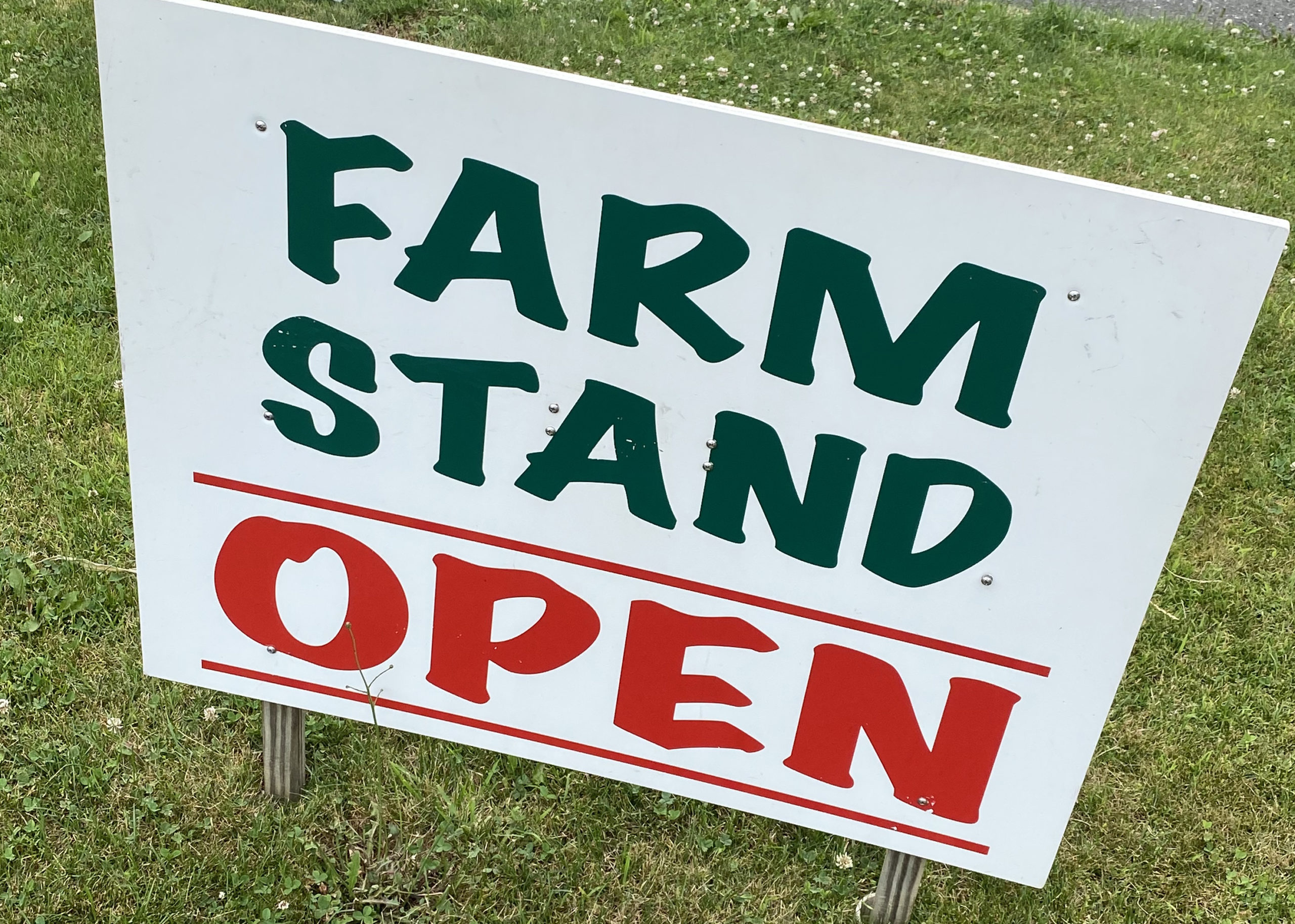 Farmstands are open.  STEVEN STOLMAN