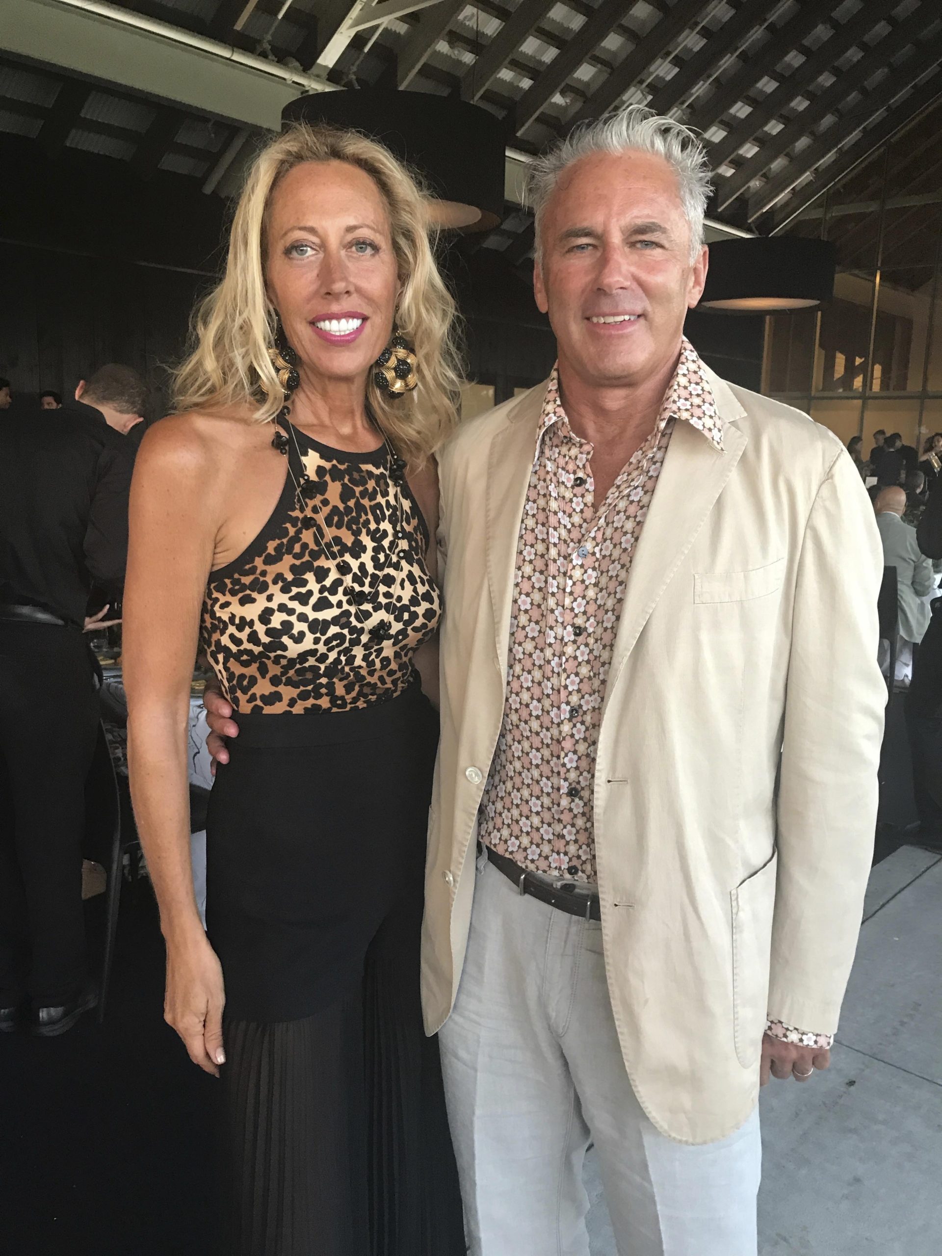Tatiana and Campion Platt at the Parrish Art Museum Gala in 2019. 