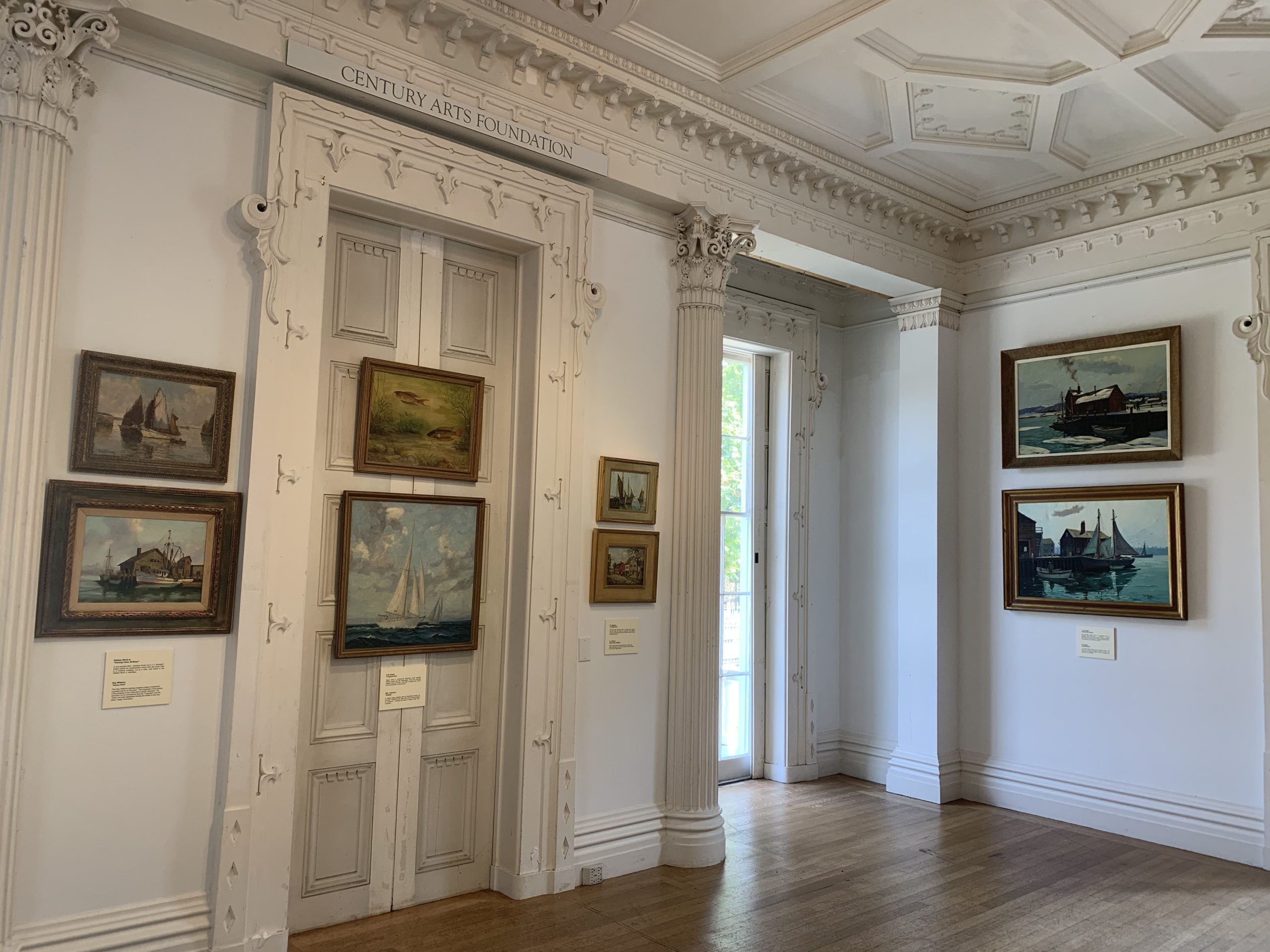 The Cappy Amundsen exhibiton installed at the Sag Harbor Whaling Museum.