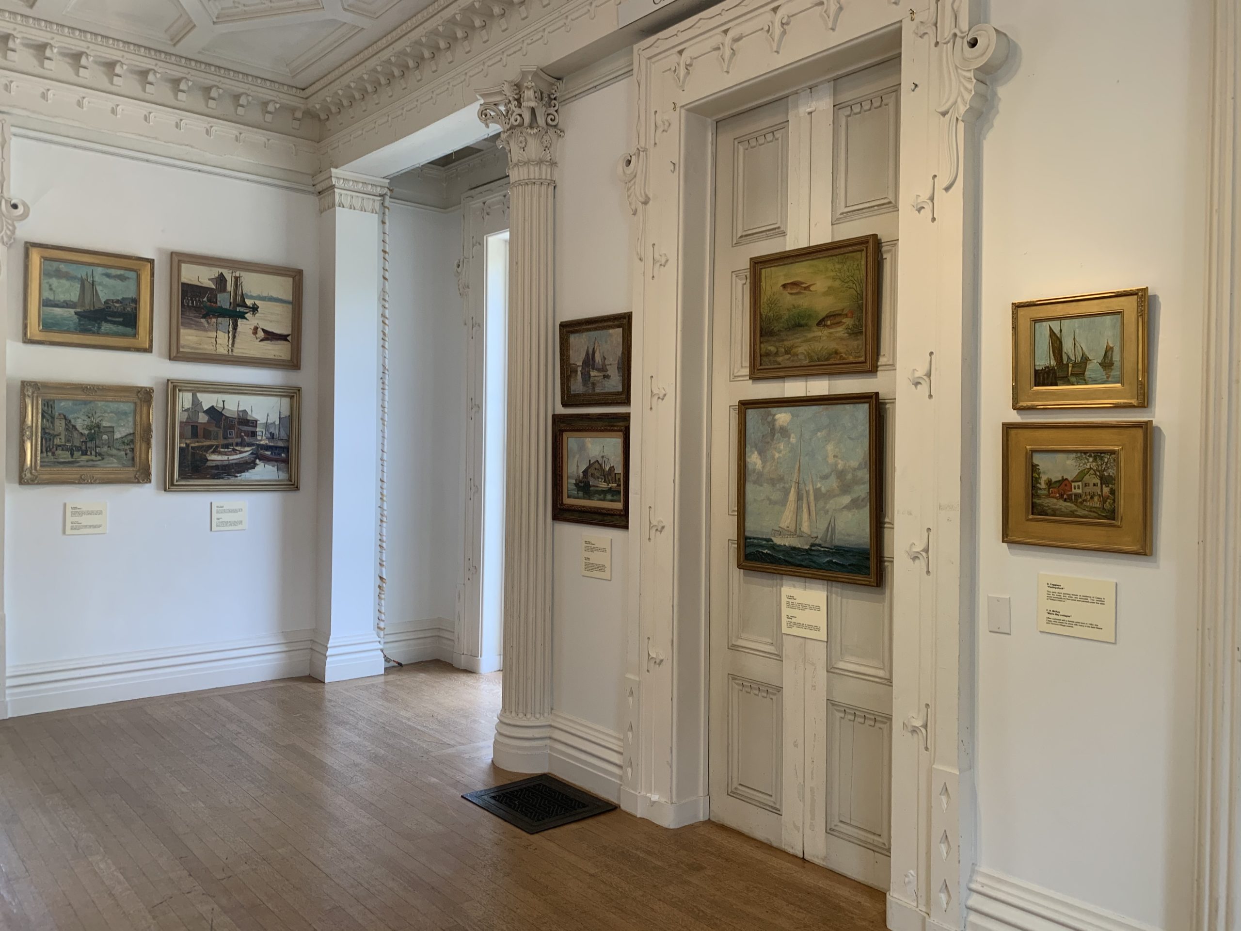 The Cappy Amundsen exhibiton installed at the Sag Harbor Whaling Museum.