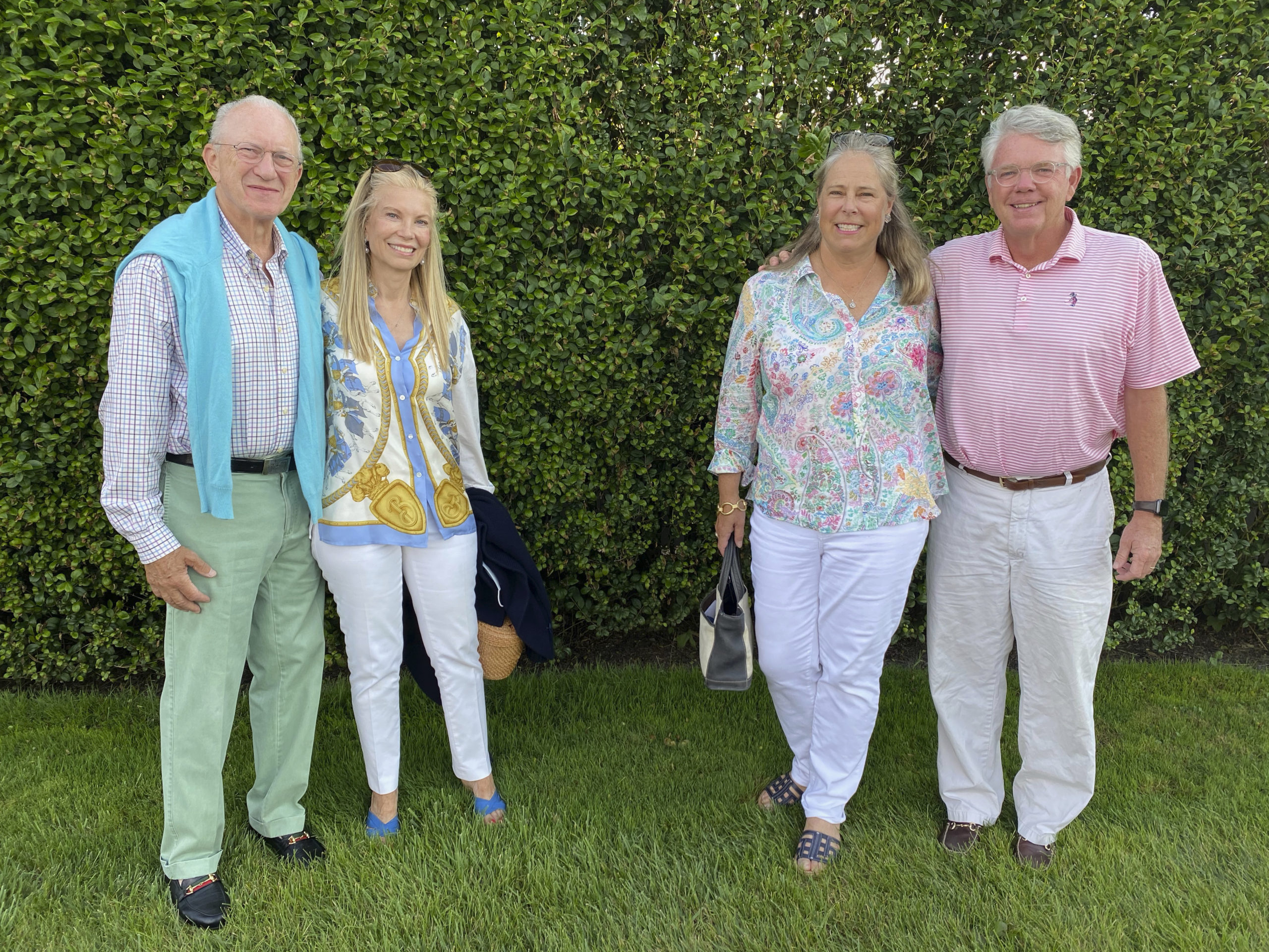 Jim and Lura Freeman with Kelley and Scott Johnston out and about.