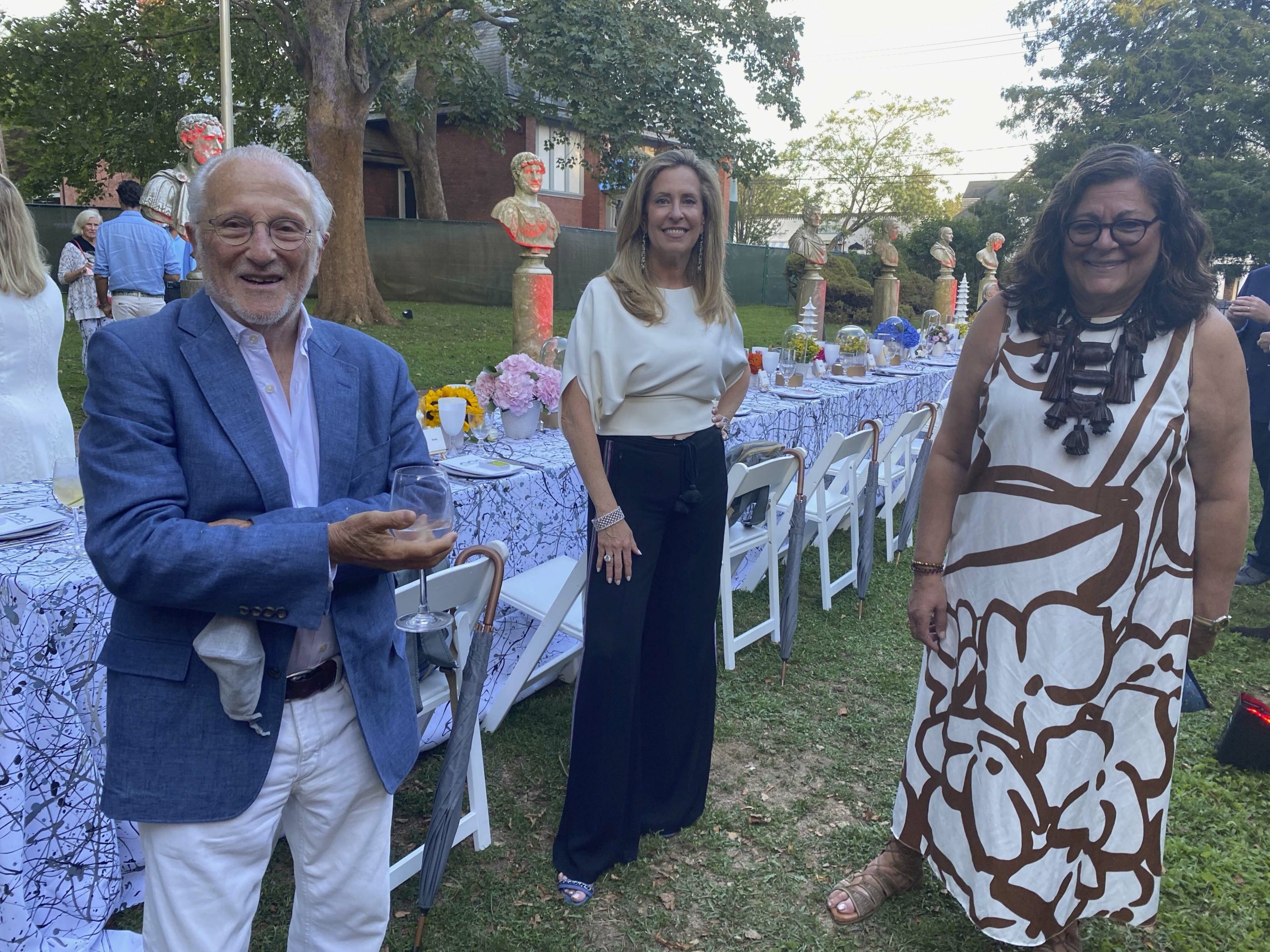 Stan Herman, Simone Levinson and Fern Mallis.