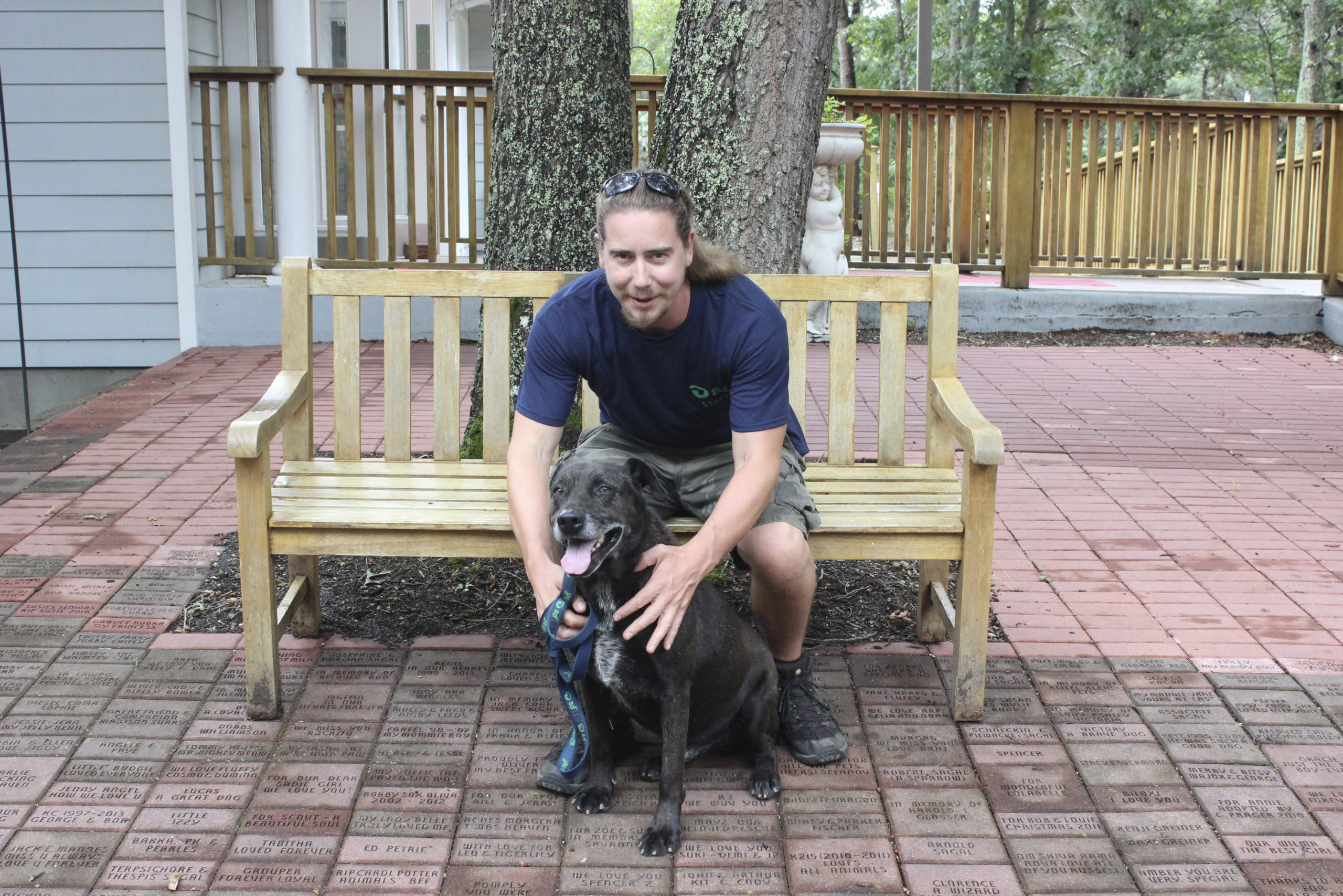 Mike Hinz and Mogli.
