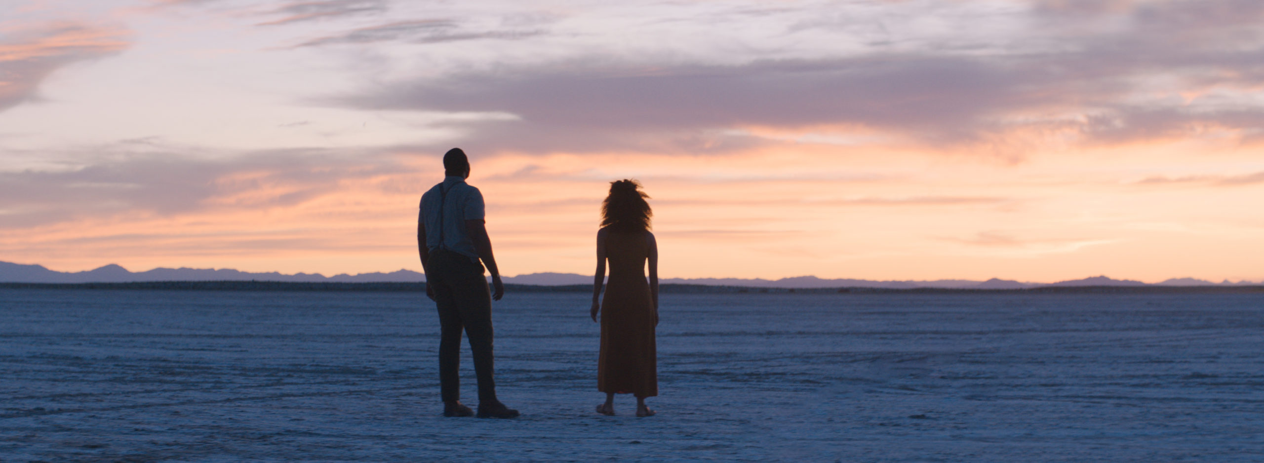 Winston Duke as Will and Zazie Beetz as Emma in the film 