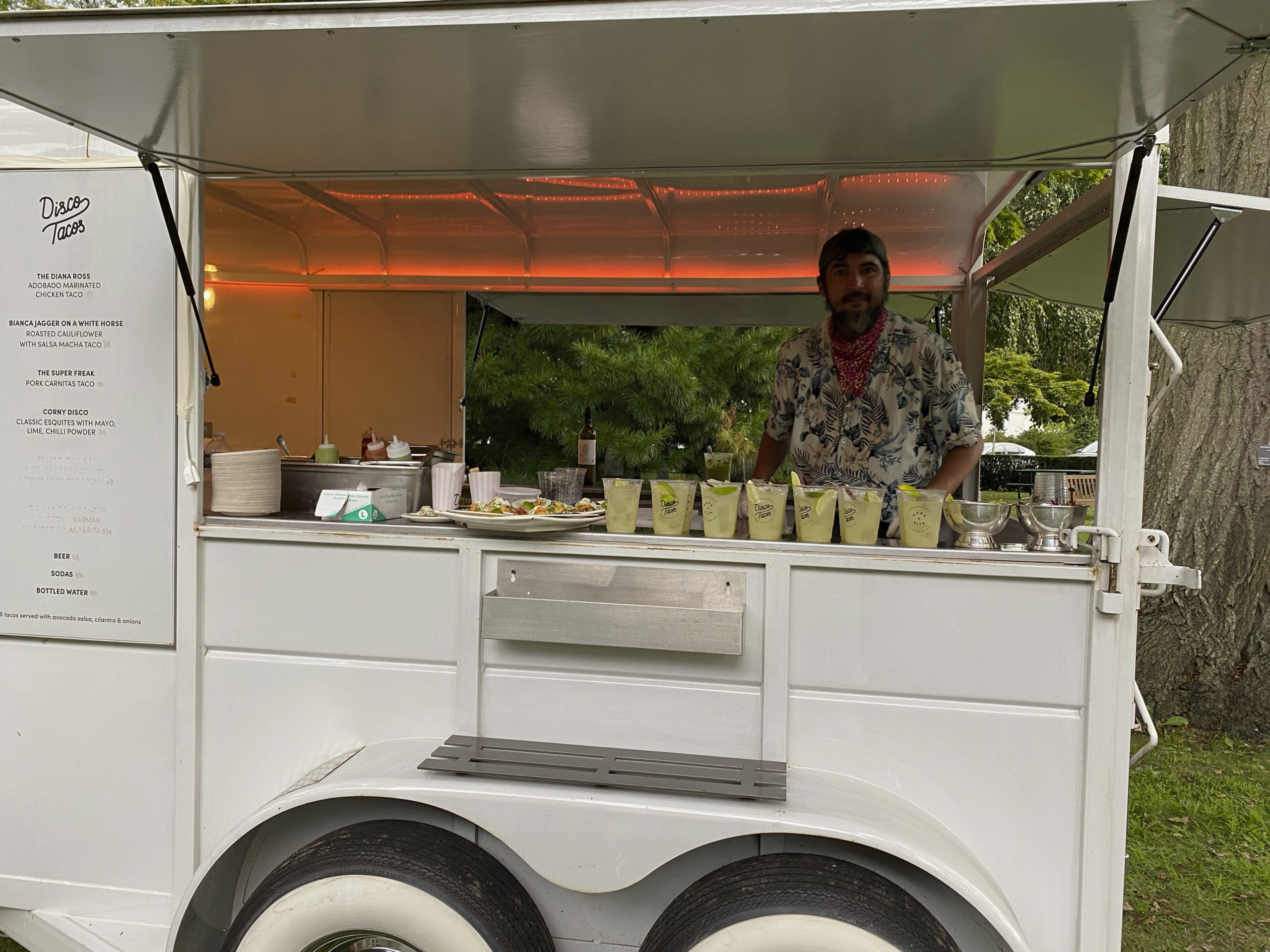 The Disco Taco Food Truck with chef Fabrizio Duque.