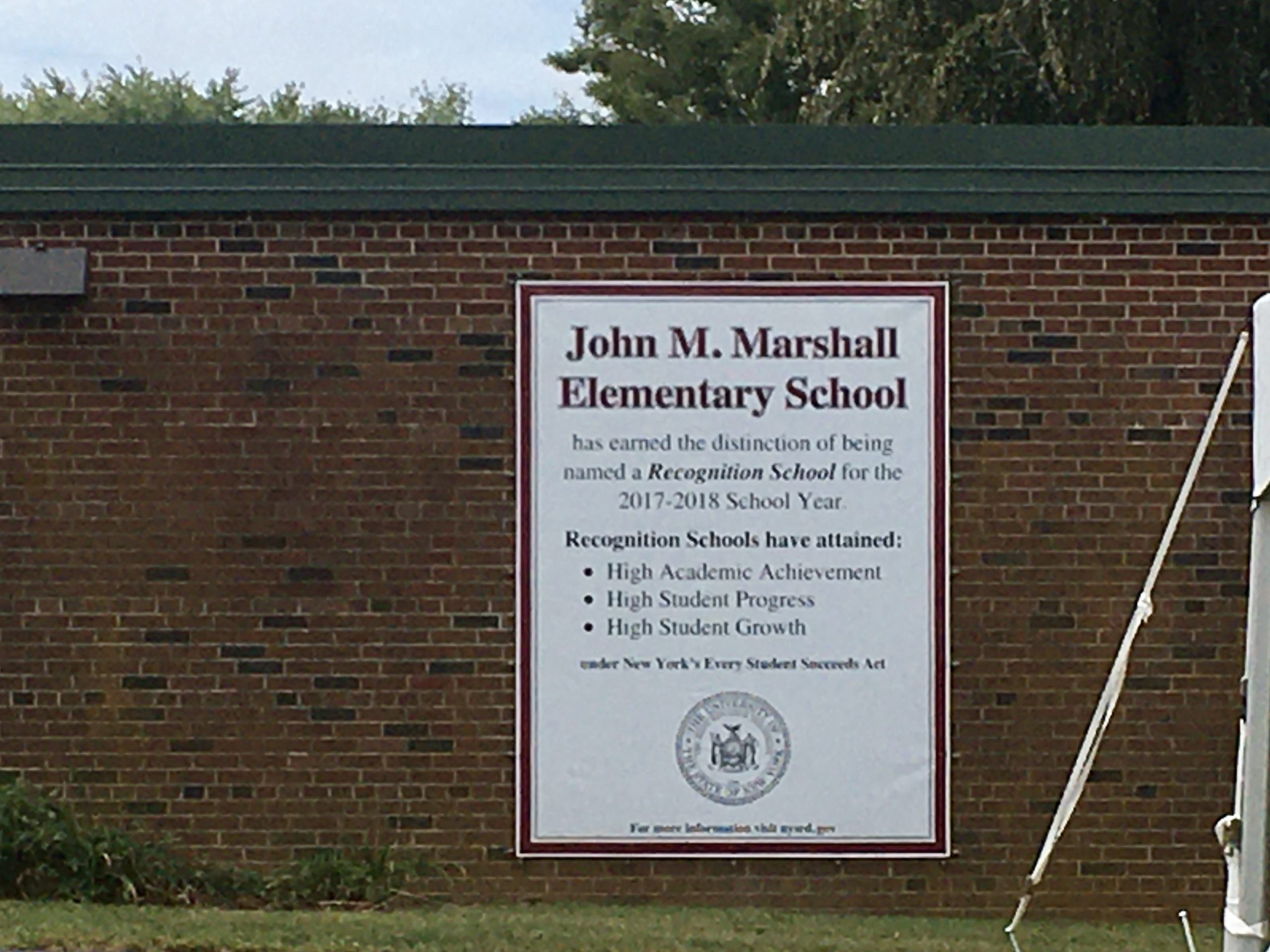 A student at John M. Marshall Elementary School has tested positive for COVID-19.