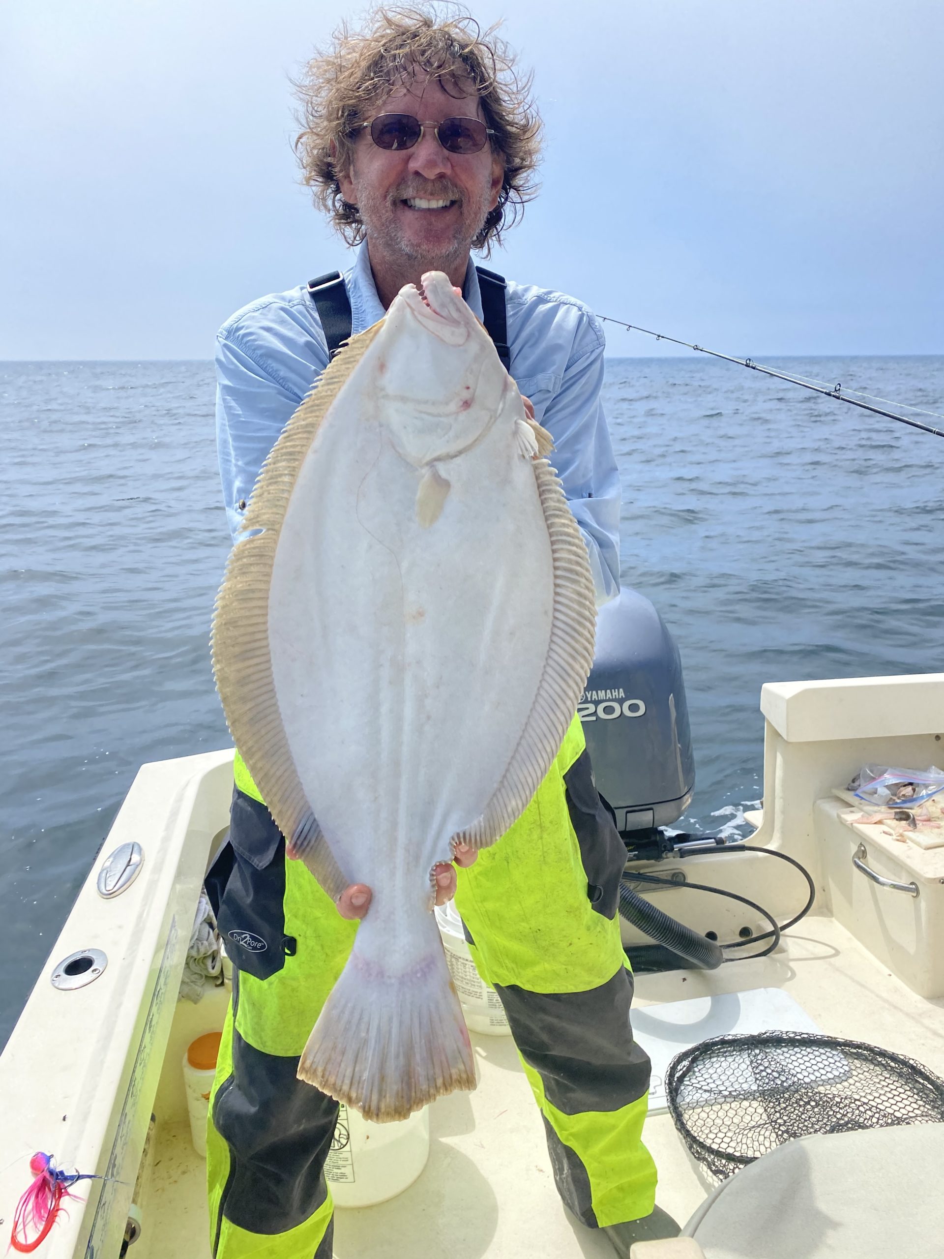 Greg Flannagan with a beauty Montauk fluke caught off Montauk last week. 