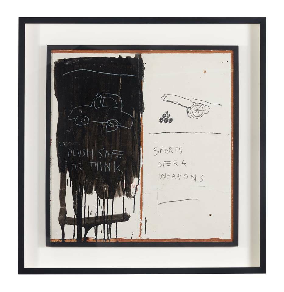 Jean-Michel Basquiat “Untitled (Plush Safe He Think),” 1981.