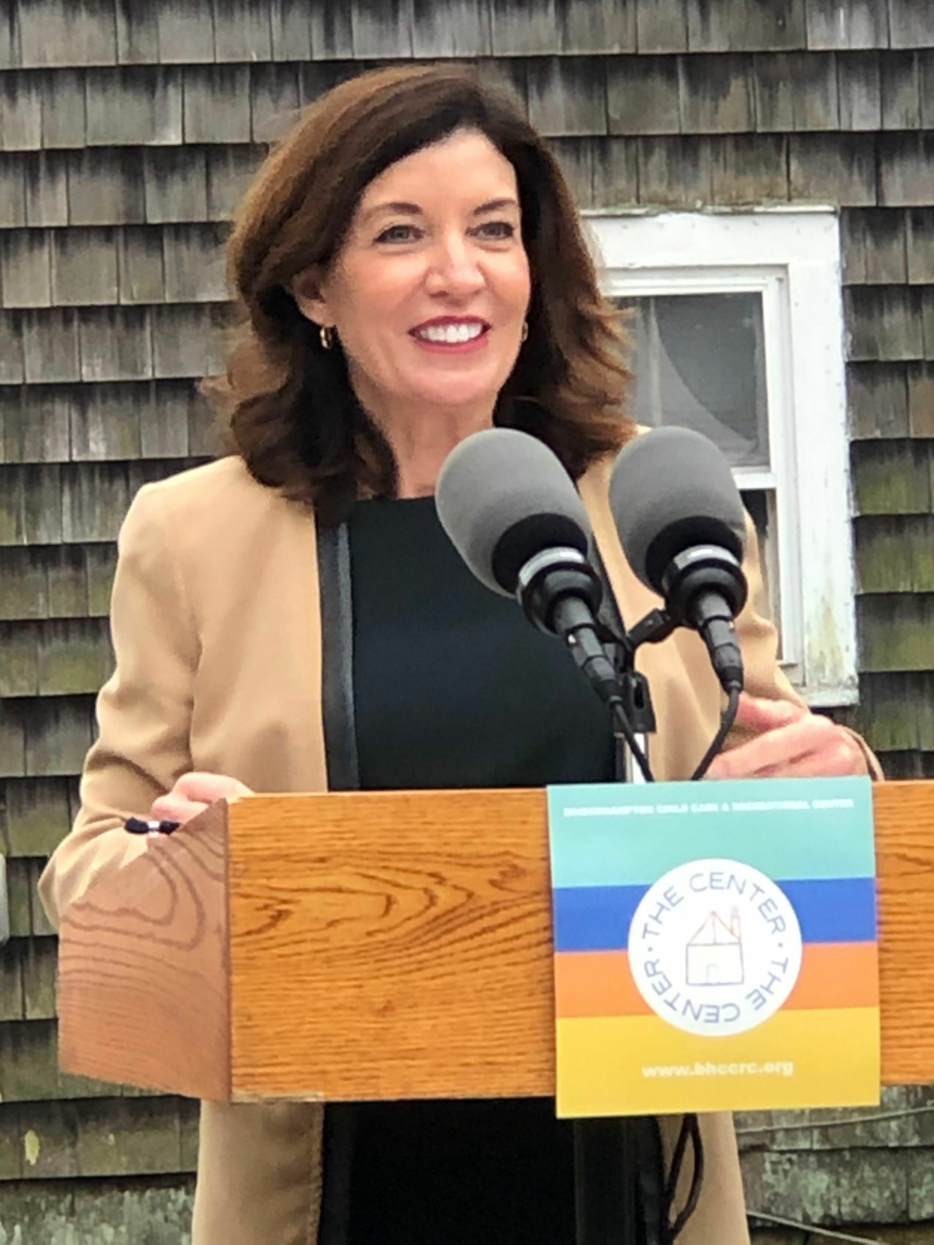 Lt. Governor Kathy Hochul at the Center's groundbreaking.