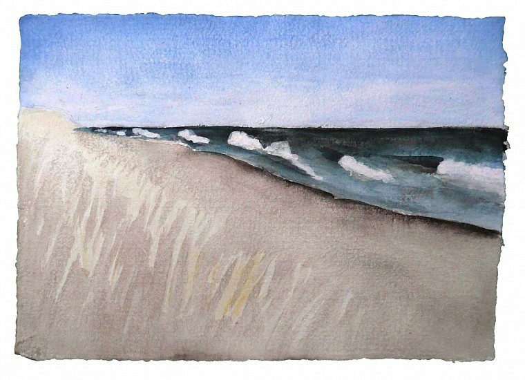 A watercolor on paper by Mike Solomon. 