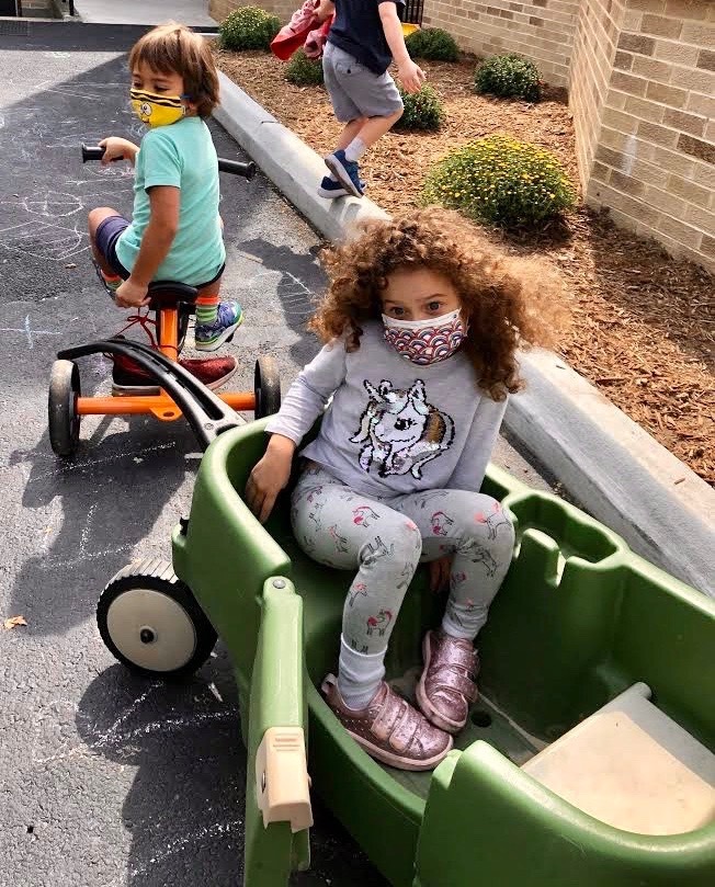 Pre-K and kindergarten students enjoyed in-person learning and recreation at the new Sag Harbor Learning Center. The facility features a nautical design and has the latest measures in safety and security in place. 