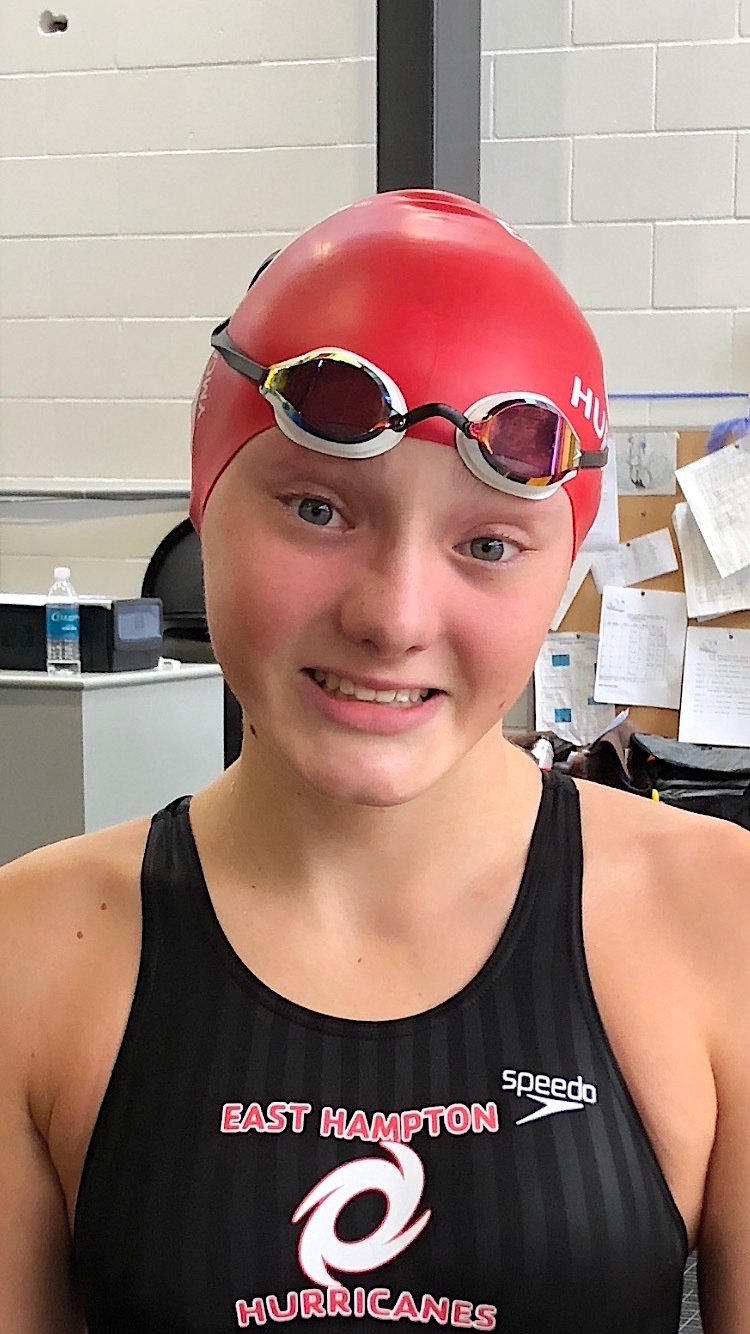 East Hampton Hurricanes swimmer Summer Jones, 15, earned national recognitions this year. Courtesy Ann Jones