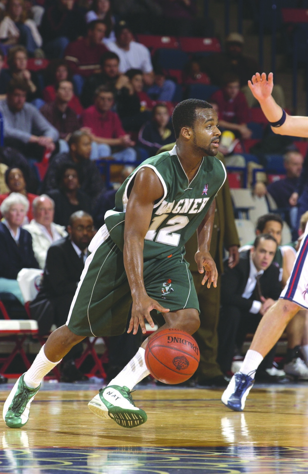 Southampton alum Courtney Pritchard was a star point guard for Wagner College in the early 2000's and was recently inducted into the school's Hall of Fame. He led the team to the NCAA tournament in his junior year. COURTESY WAGNER ATHLETICS
