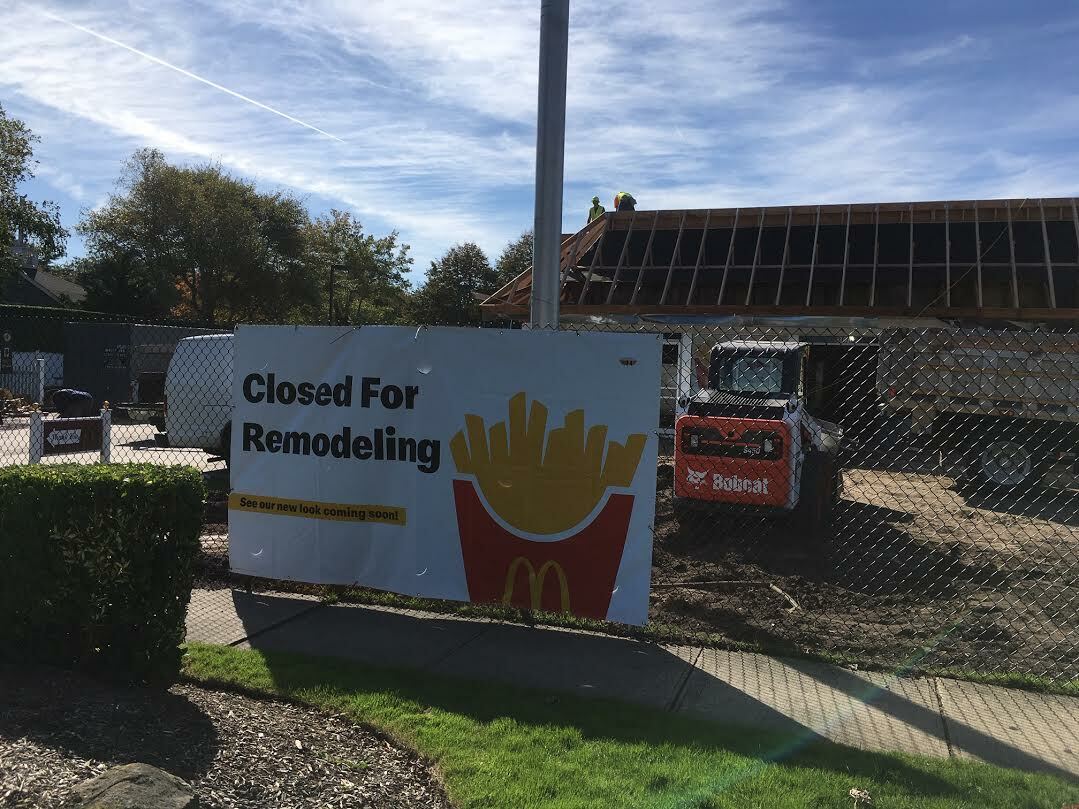 McDonald's on North Sea Road in Southampton is closed for renovations. KITTY MERRILL