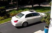 The woman accused of trespassing in East Quogue was driving this sedan. 