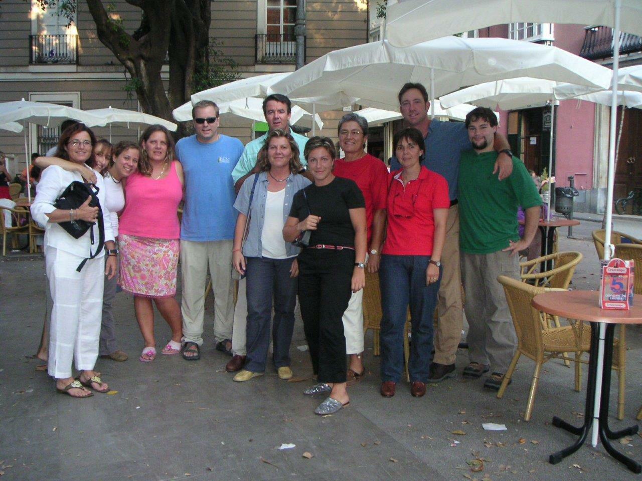 The expedition team, ashore for a day.