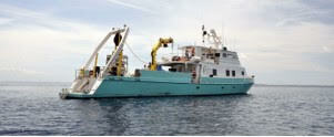 Hercules, the 37-meter research vessel that led the expedition to locate a pair of 200-year-old shipwrecks.