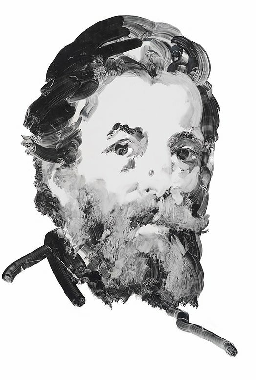Author Herman Melville. Portrait by Eric Fischl.