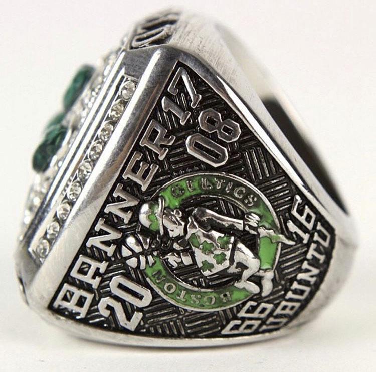The 2008 Boston Celtics championship ring.