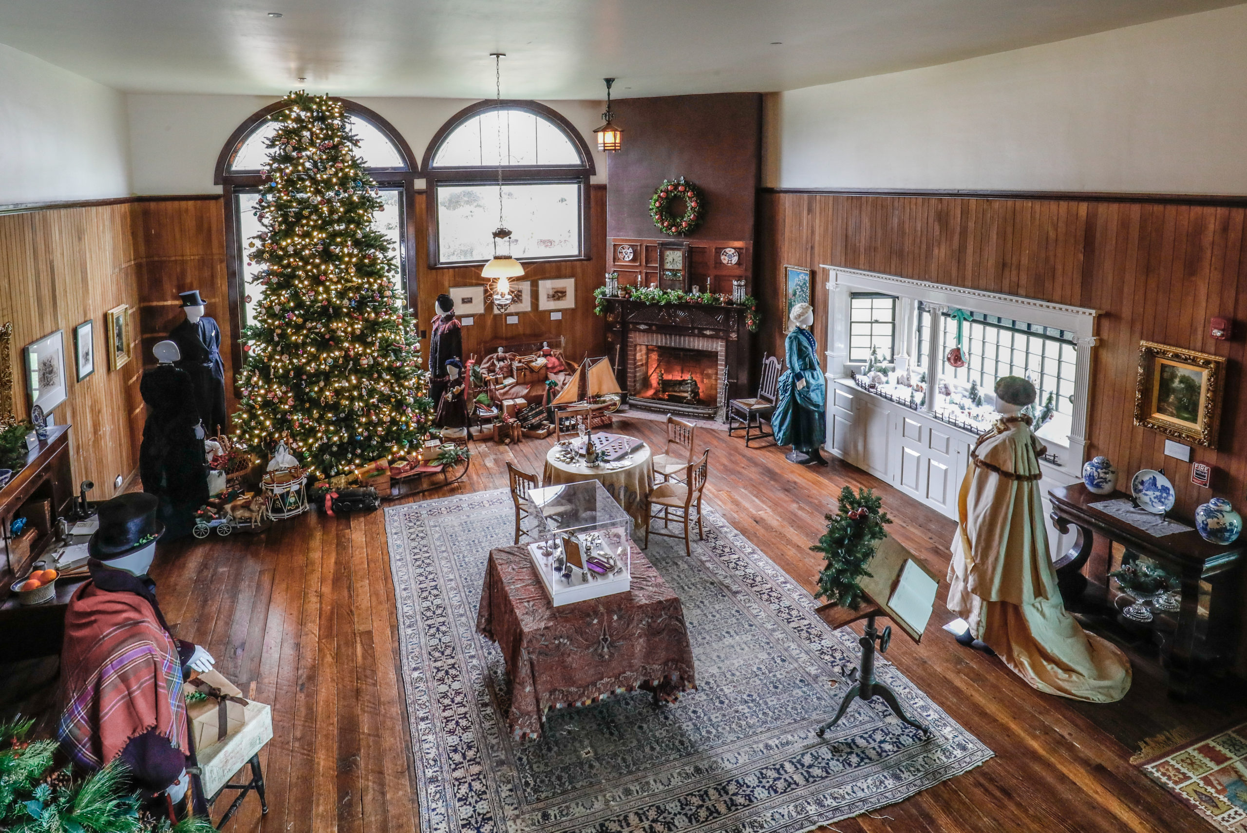 The East Hampton Historical Society will open a Victorian Christmas at Moran Studio on Sunday, November 29. 