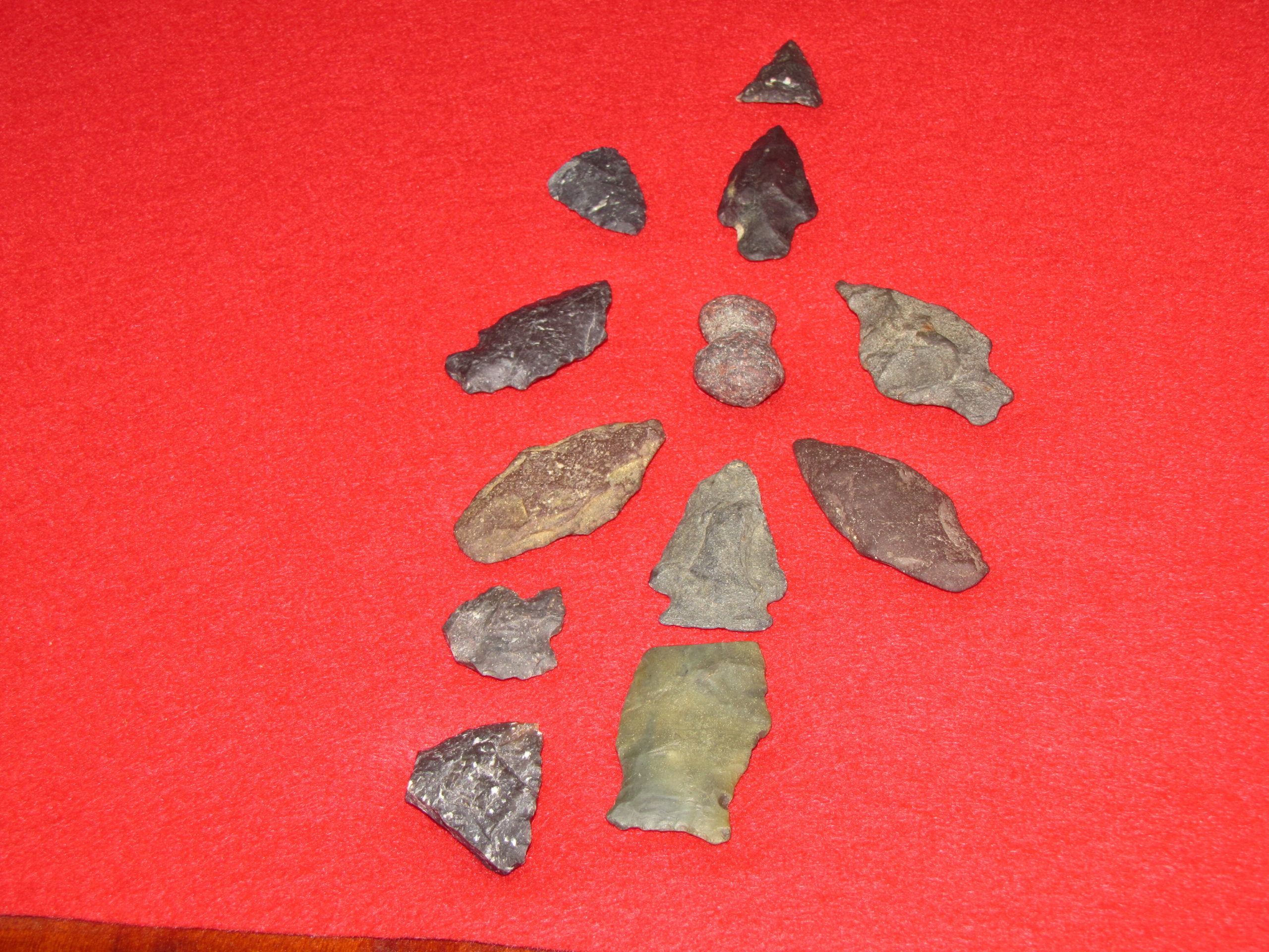 Orson Frisbie has found more than 40 ancient Native American arrow and spear points and other artifacts, many of them thousands of years old, while scouring local beaches. 