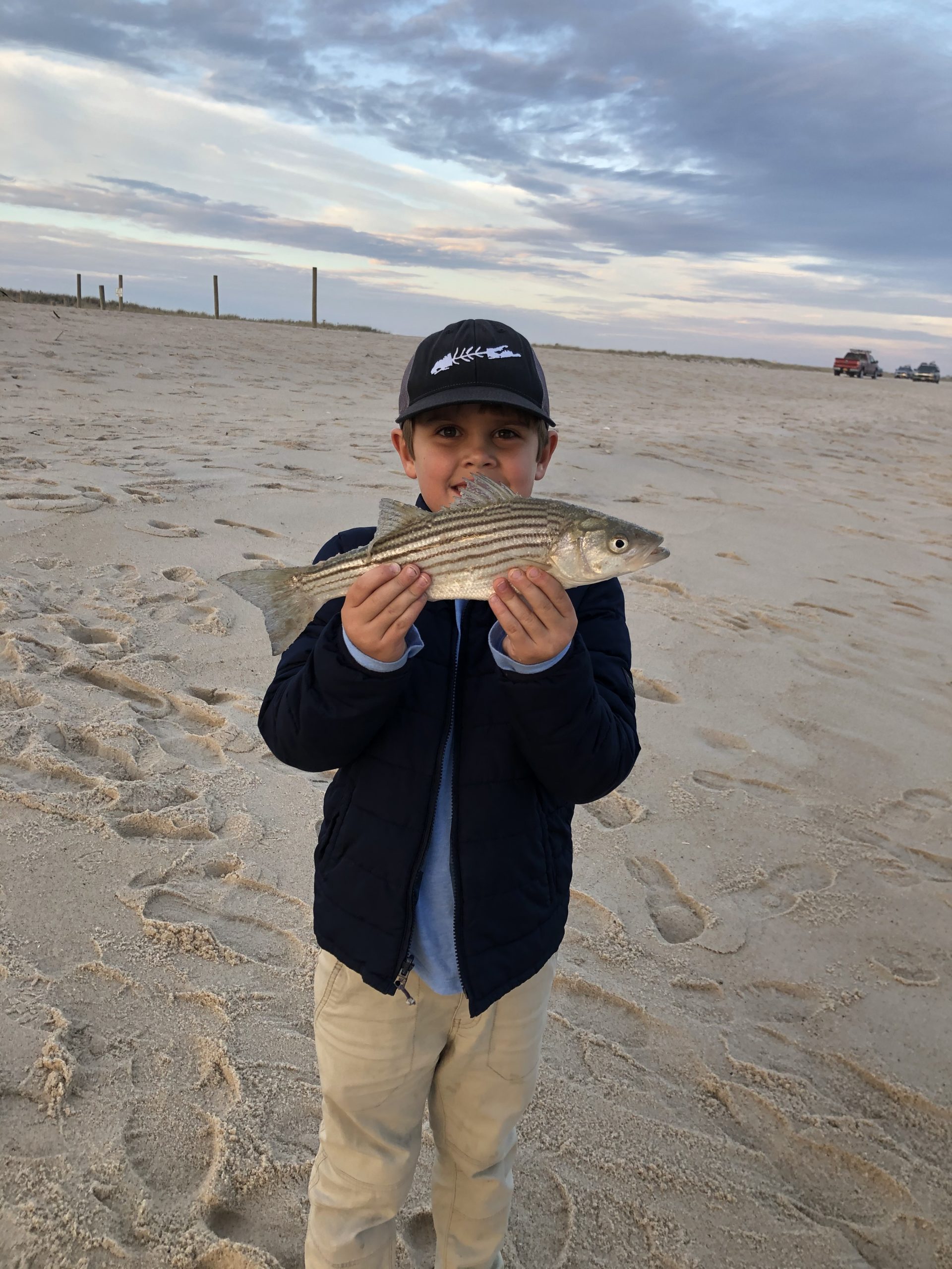 It was a day for the young ones on Saturday and 6-year-old Thomas Capalbo had a blast catching lots of pint-sized striped bass. 