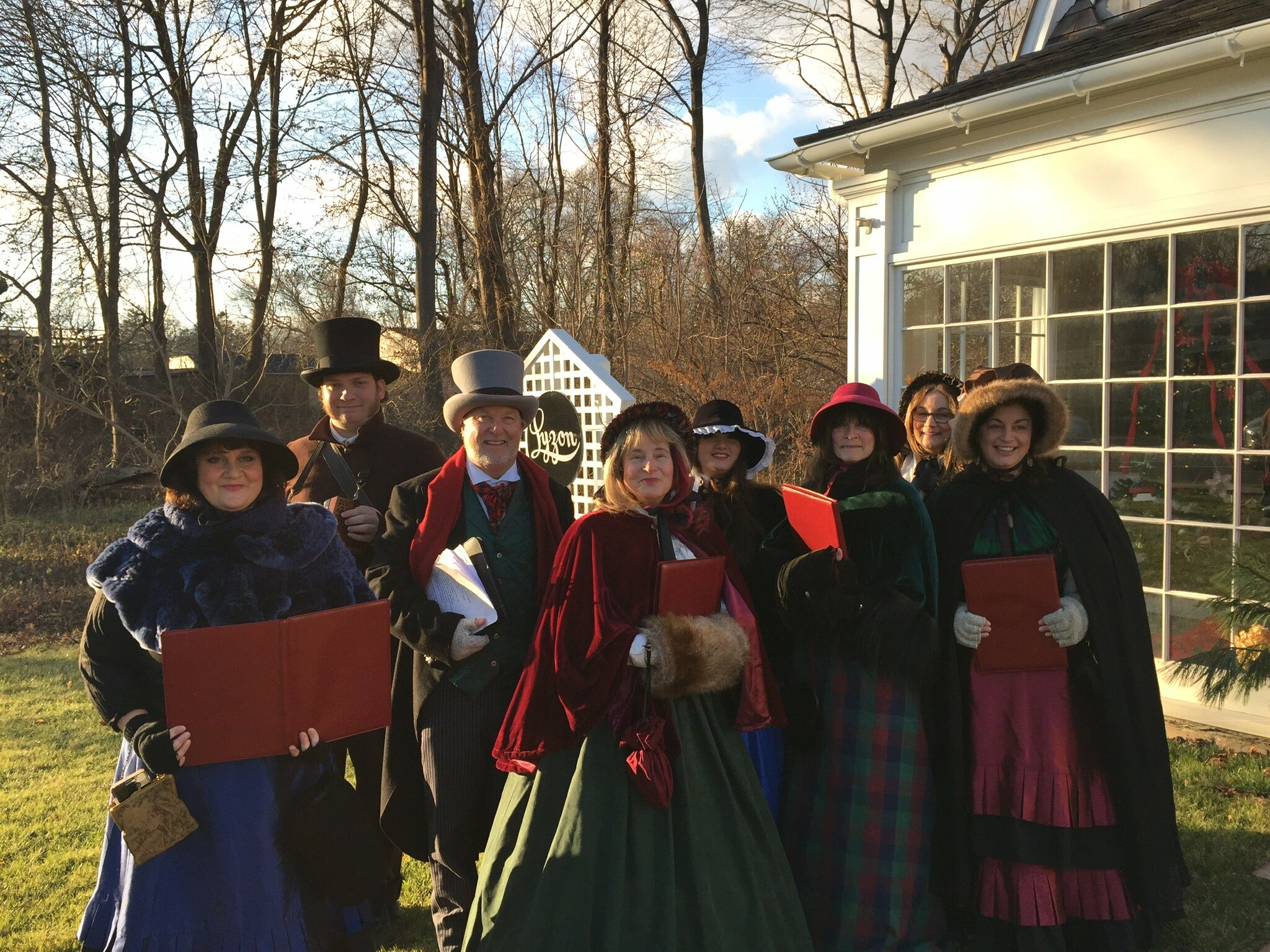 Bonnie Grice and The Dickens Carolers in previous years