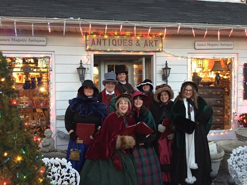 Bonnie Grice and The Dickens Carolers in previous years.BOOTS ON THE GROUND THEATER